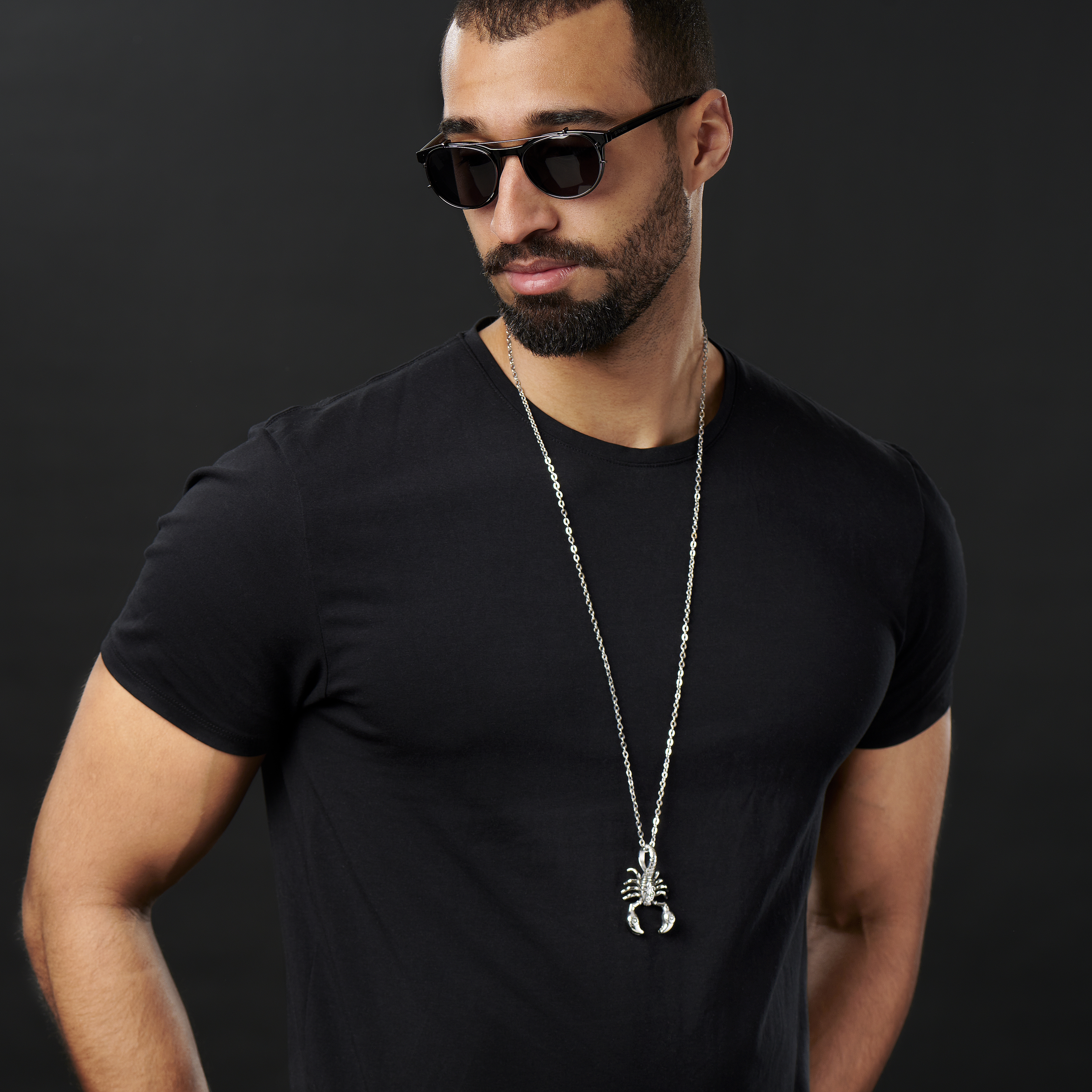 Halskette Mit Skorpion Anhänger - 4