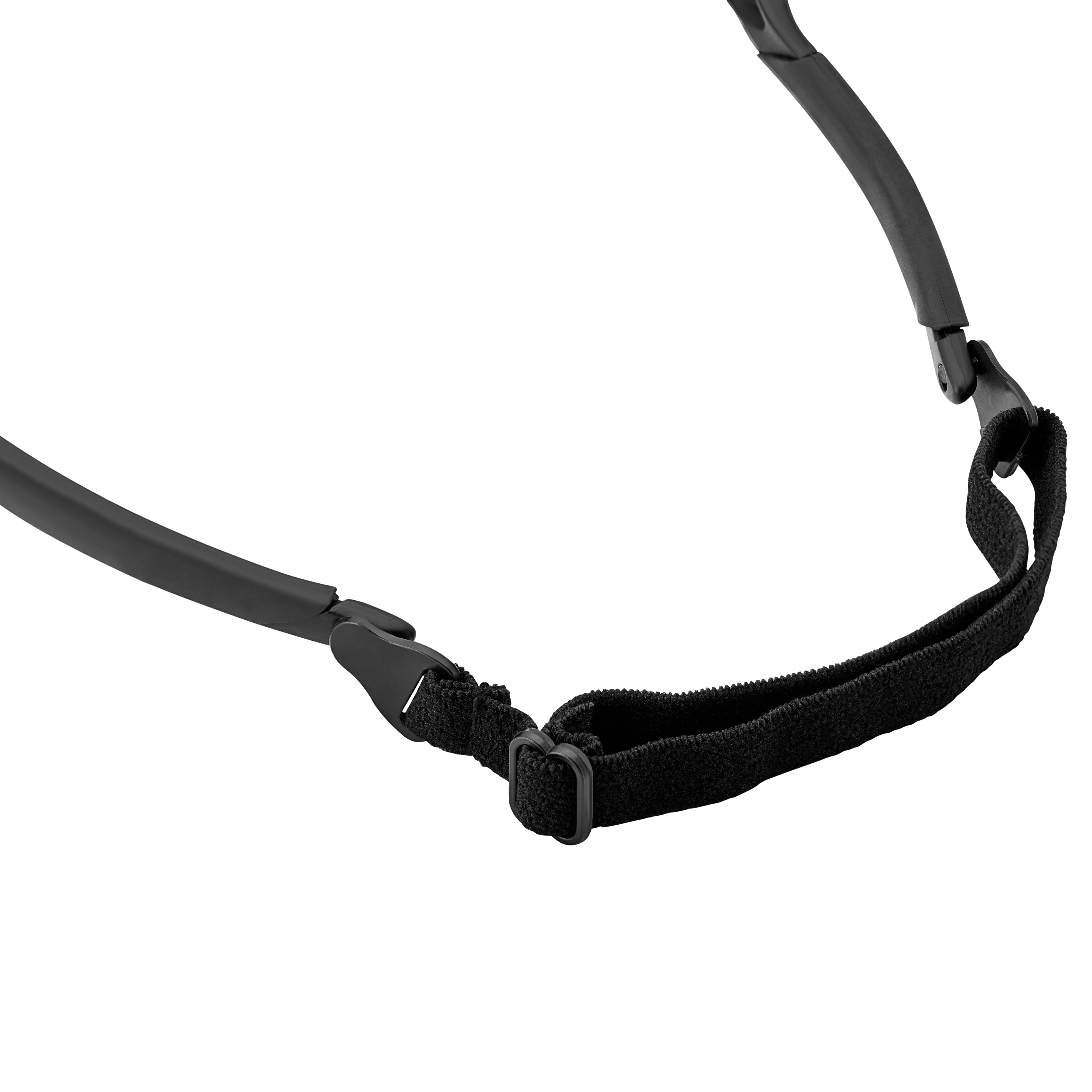 Sport-Sonnenbrille mit Wechselgläsern in Schwarz und Grau - 10