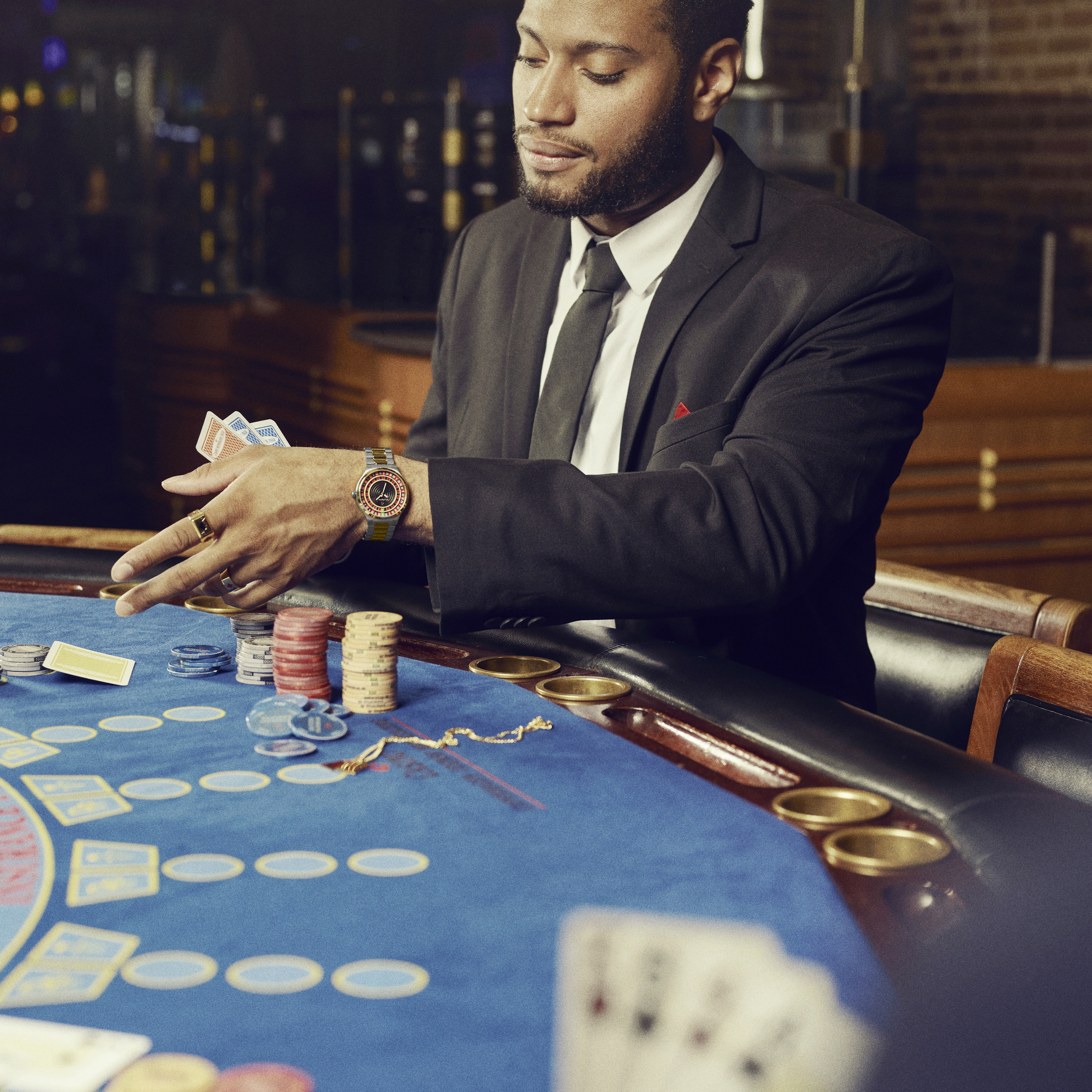 Ace | Hopean- & Kullansävyinen Teräksinen Kvartsi Rullettikello - 4