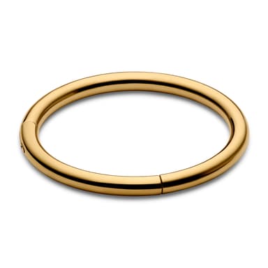 Piercing anneau couleur or en acier chirurgical 10 mm Piercing anneau couleur or en acier chirurgical 10 mm