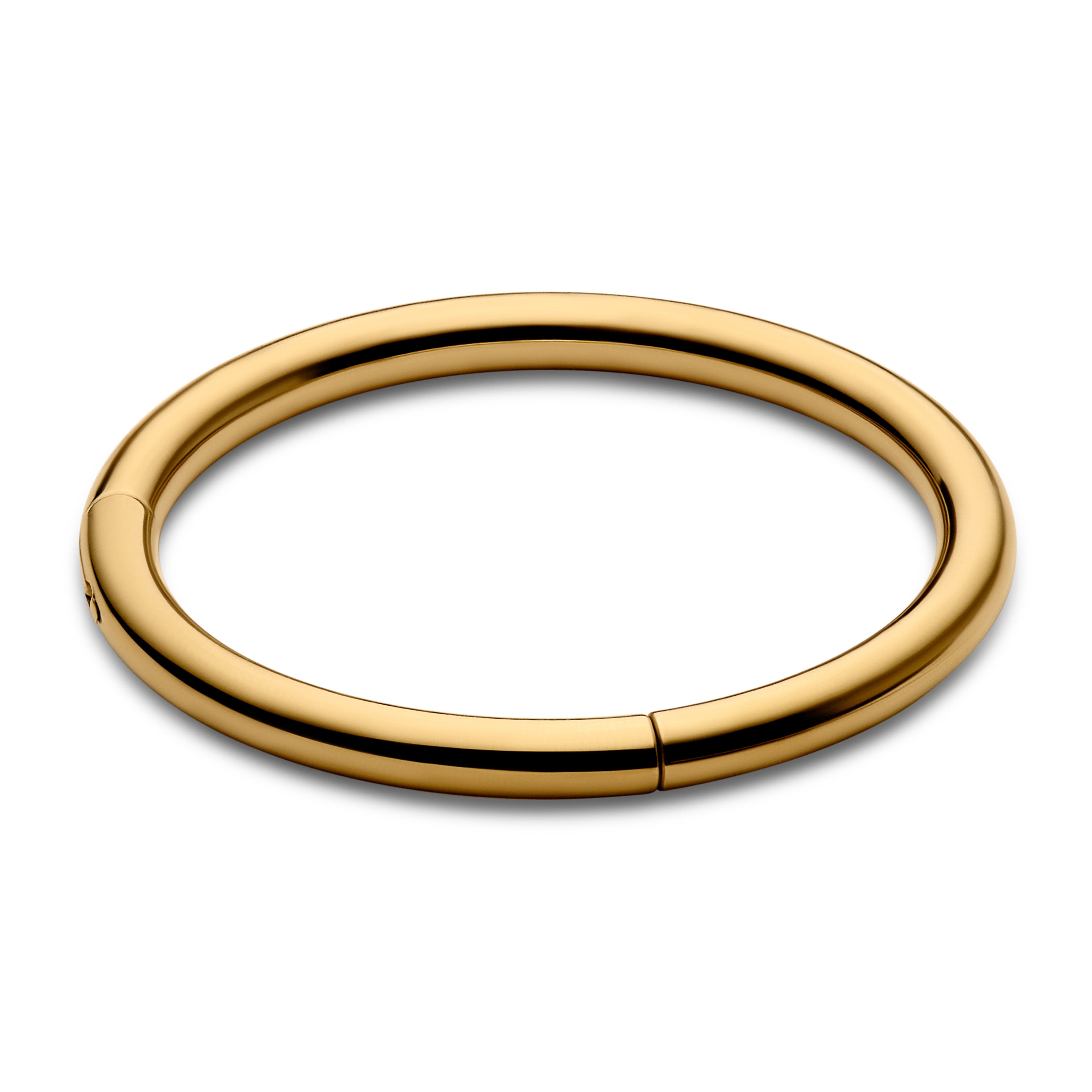 10 mm Guldfarvet Piercing Ring