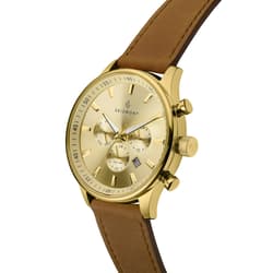 Reloj marrón y dorado Troika Seizmont Envío gratis