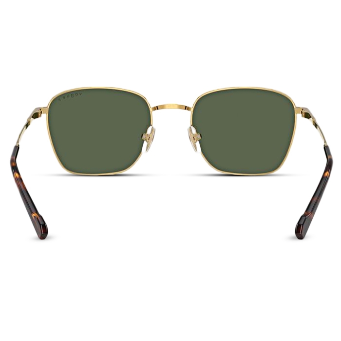 Sechseckige goldfarbene & grüne polarisierte Sonnenbrille | Vogue 0VO4322S - 3