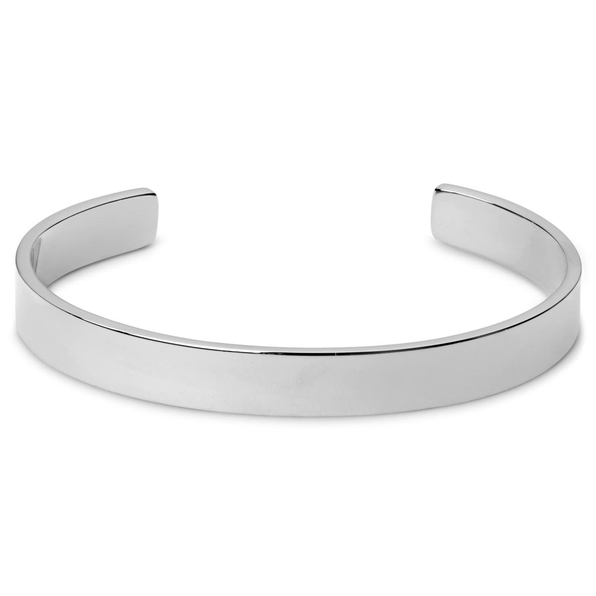 Engravable silver cuff bracelet Clearance