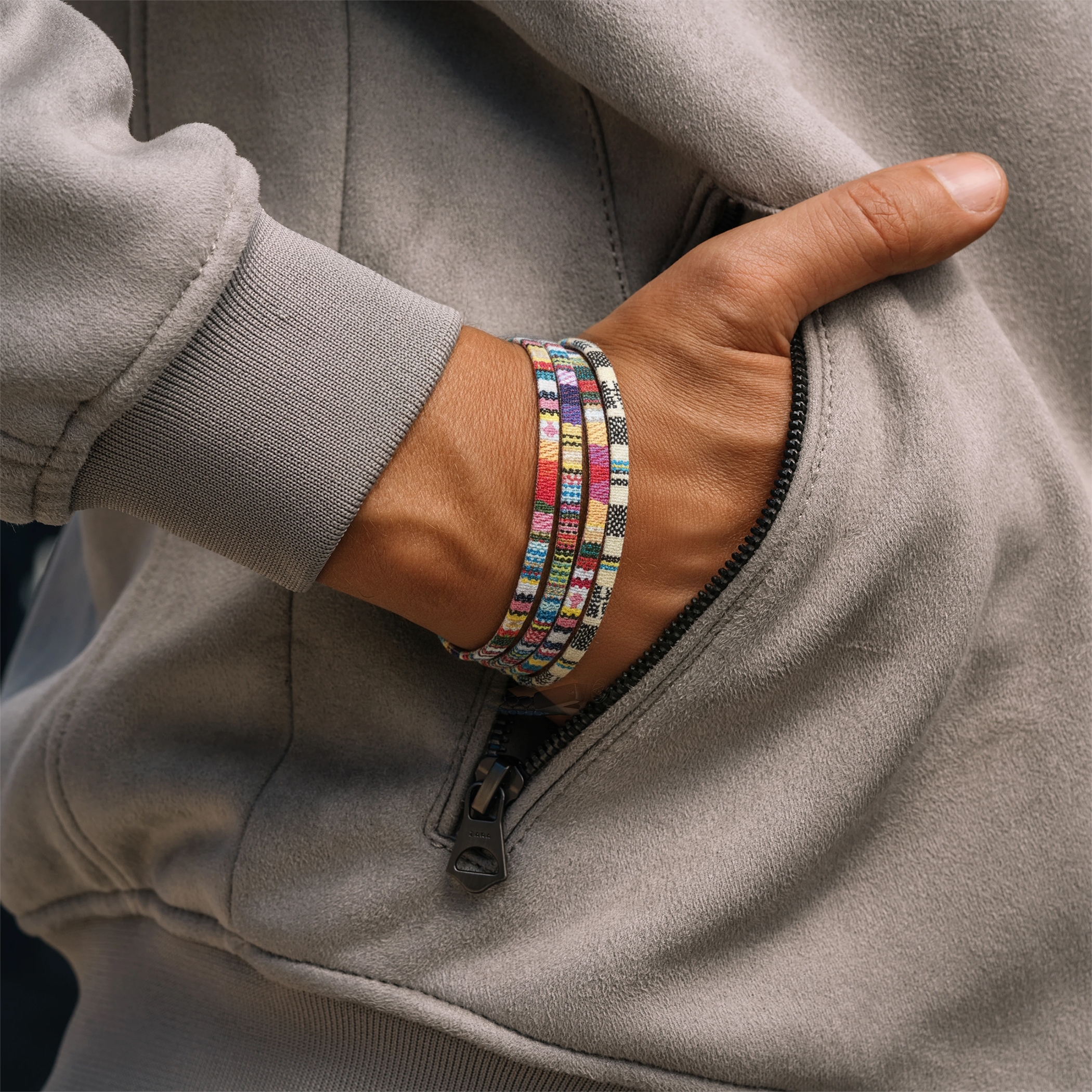 Bracelets tissés en nylon 4 en 1 pour homme - 2