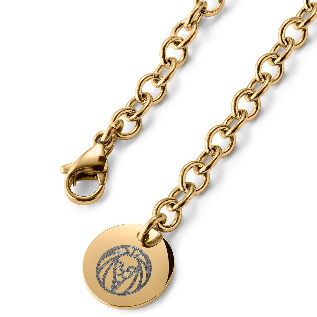 Bruce New Modern Tartan Crest Dog Tag Necklace