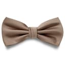 Tan Pre-Tied Grosgrain Bow Tie Tan Pre-Tied Grosgrain Bow Tie