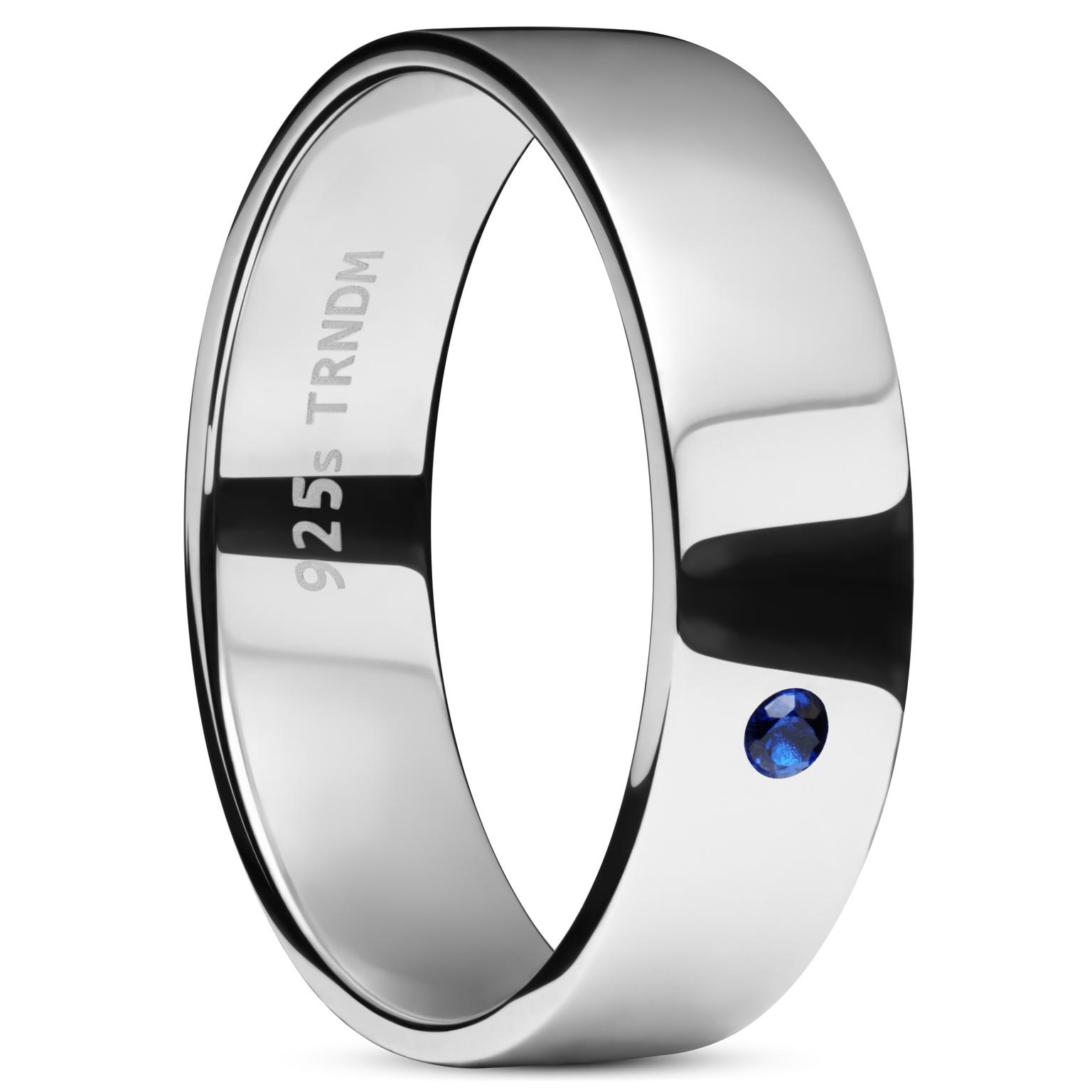 Adrian | Blue Zirconia 925 Sterling Silver Ring Adrian | Blue Zirconia 925 Sterling Silver Ring