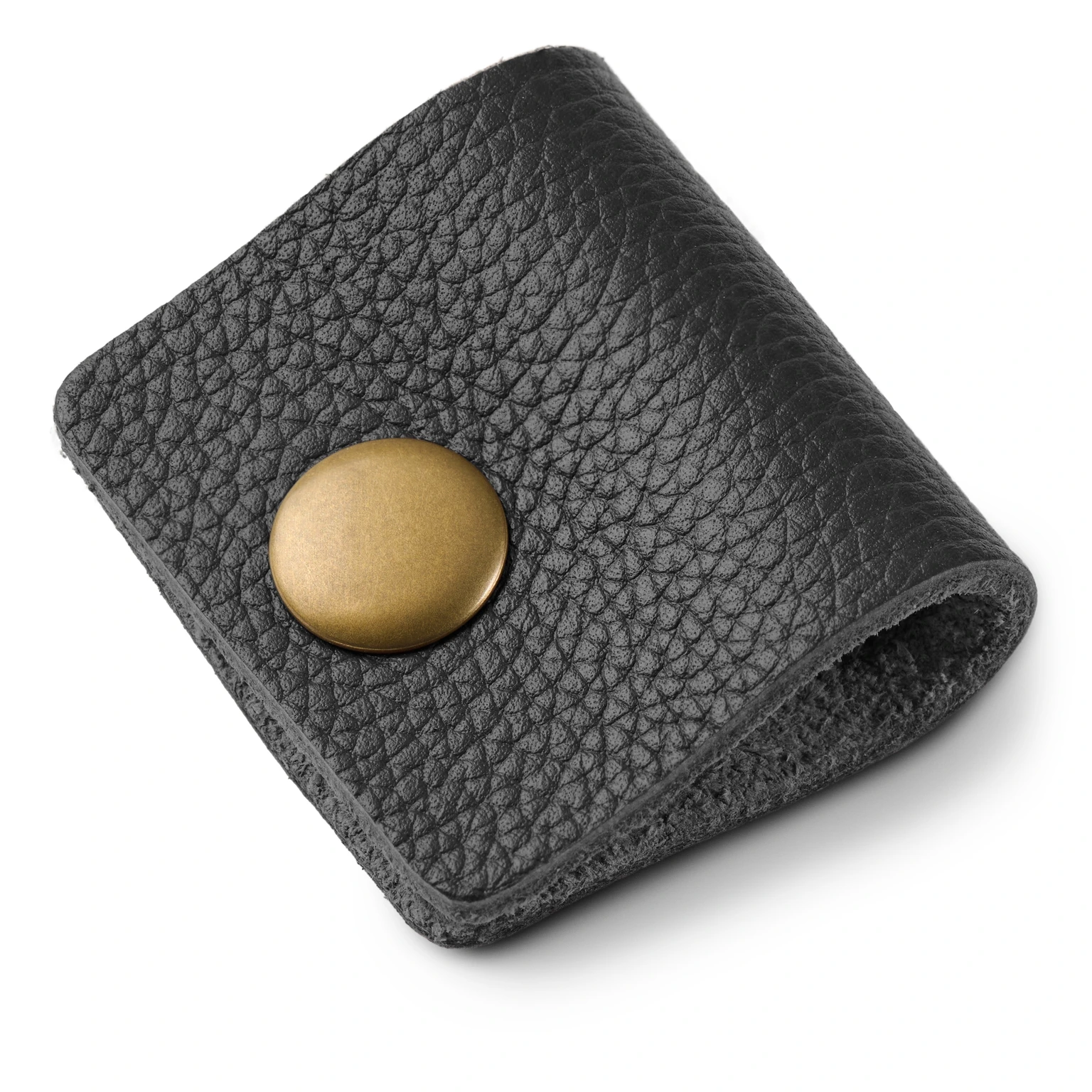 Étui pour câbles | Cuir noir | Petit Étui pour câbles | Cuir noir | Petit