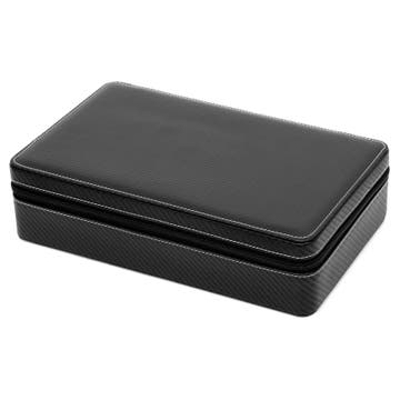 Black Portable Watch Case - 10 Watches