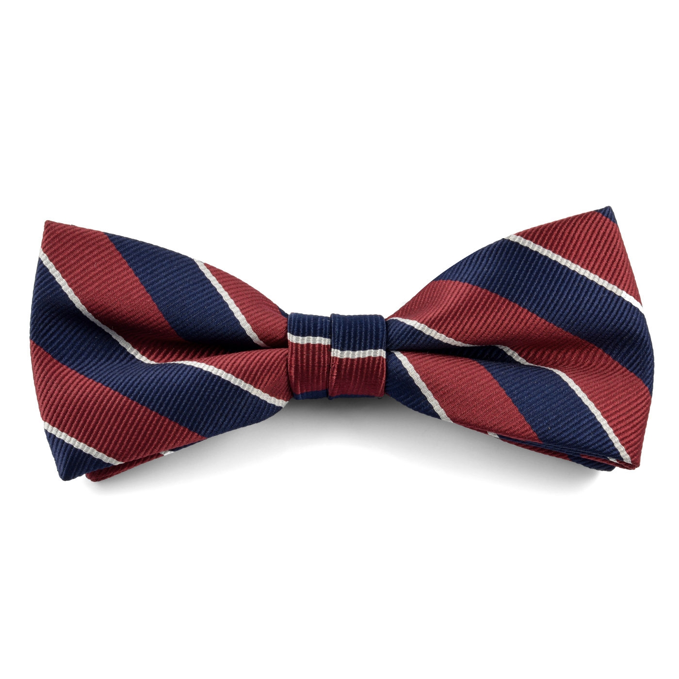 Bordeaux- & Navyrandig Fluga - 1