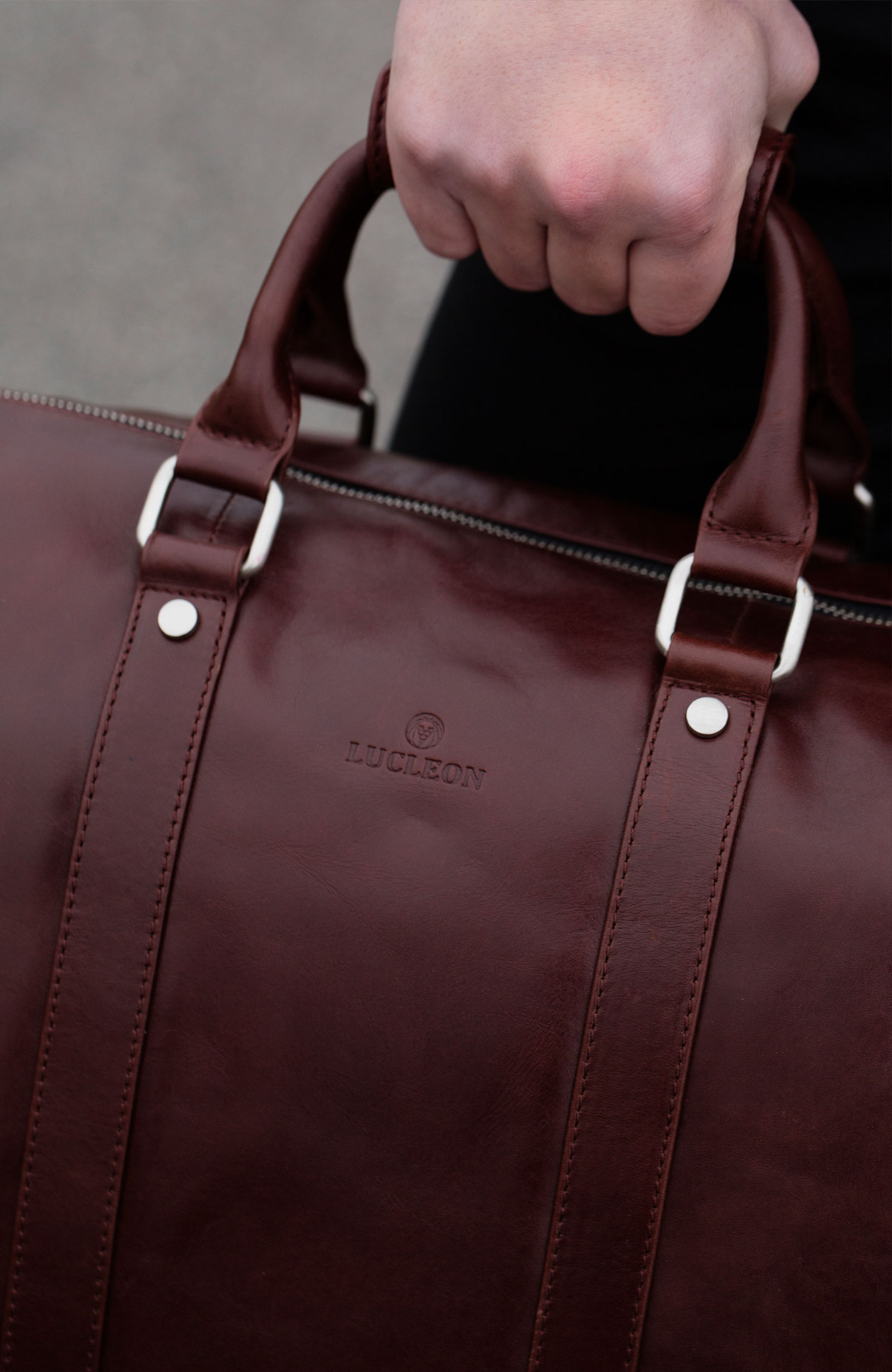 Brun Slank Jasper Bag - 16