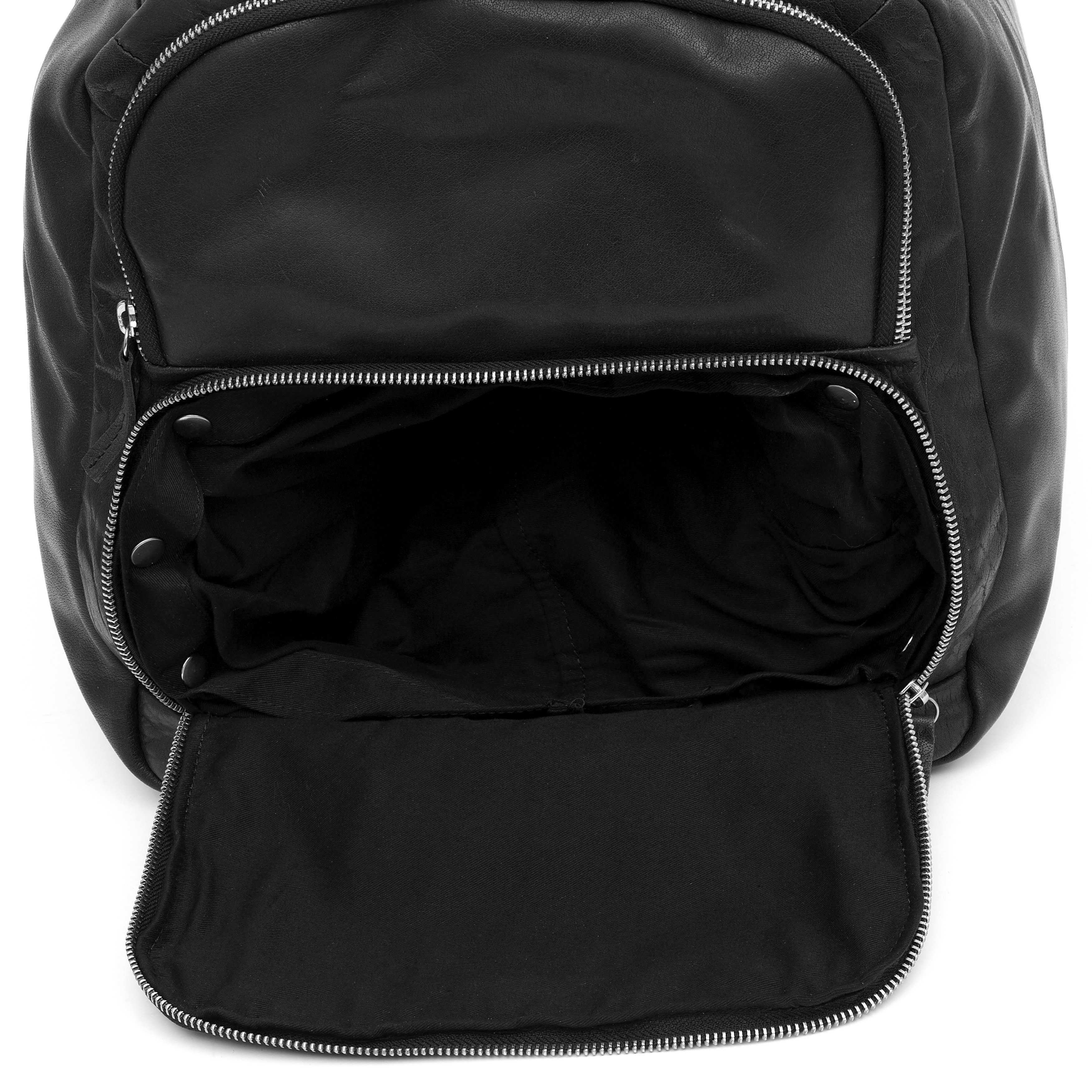 Bolsa de viaje grande Montreal de cuero negro - 12
