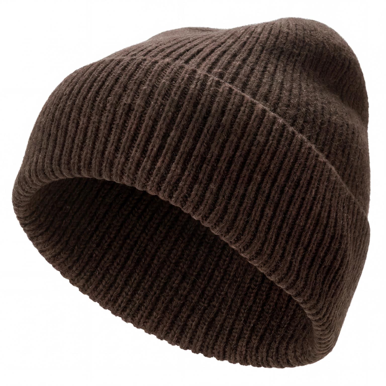 Nordic | σκούρος καφέ σκούφος beanie από μείγμα μαλλιού Nordic | σκούρος καφέ σκούφος beanie από μείγμα μαλλιού