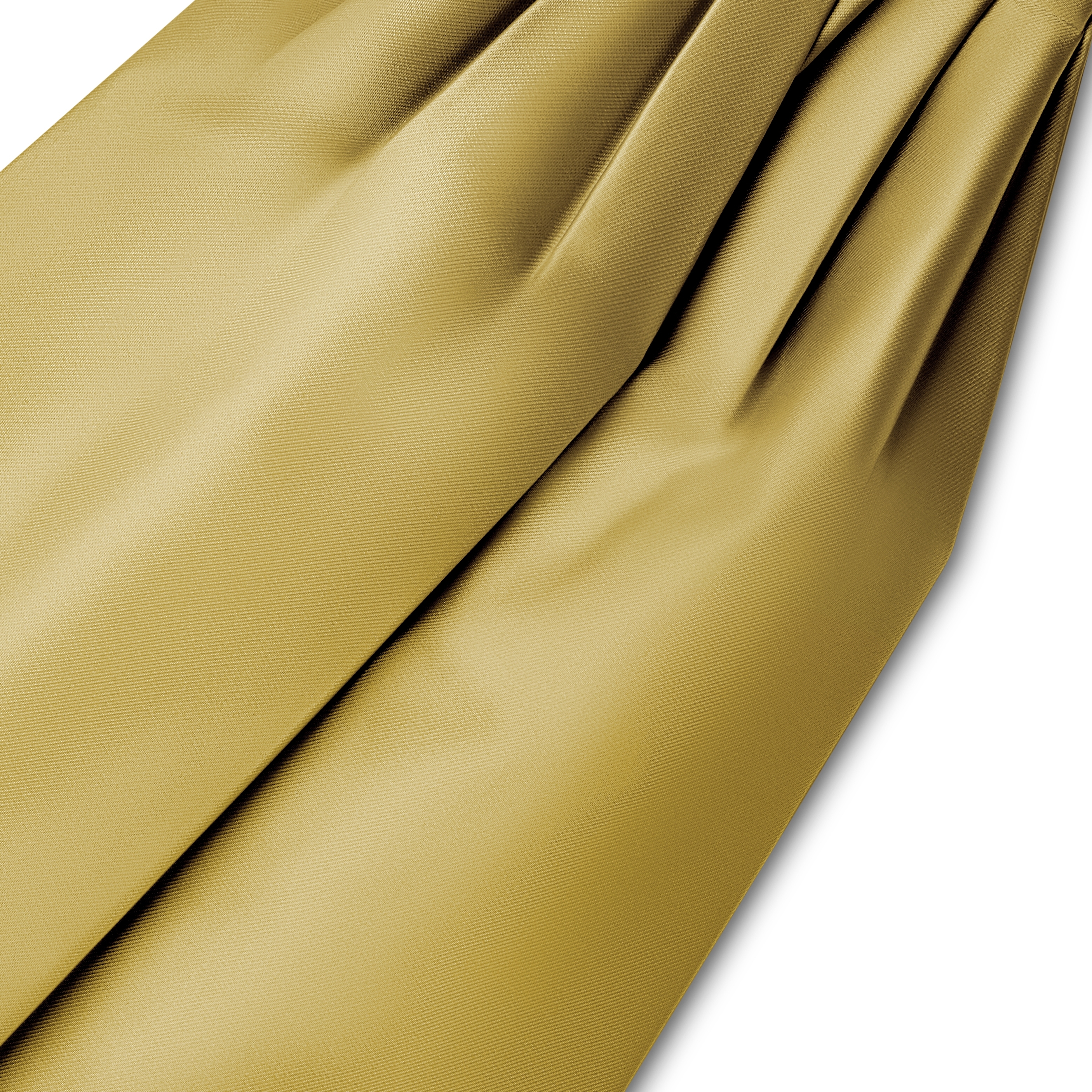 Mustard Yellow Satin Cravat - 2