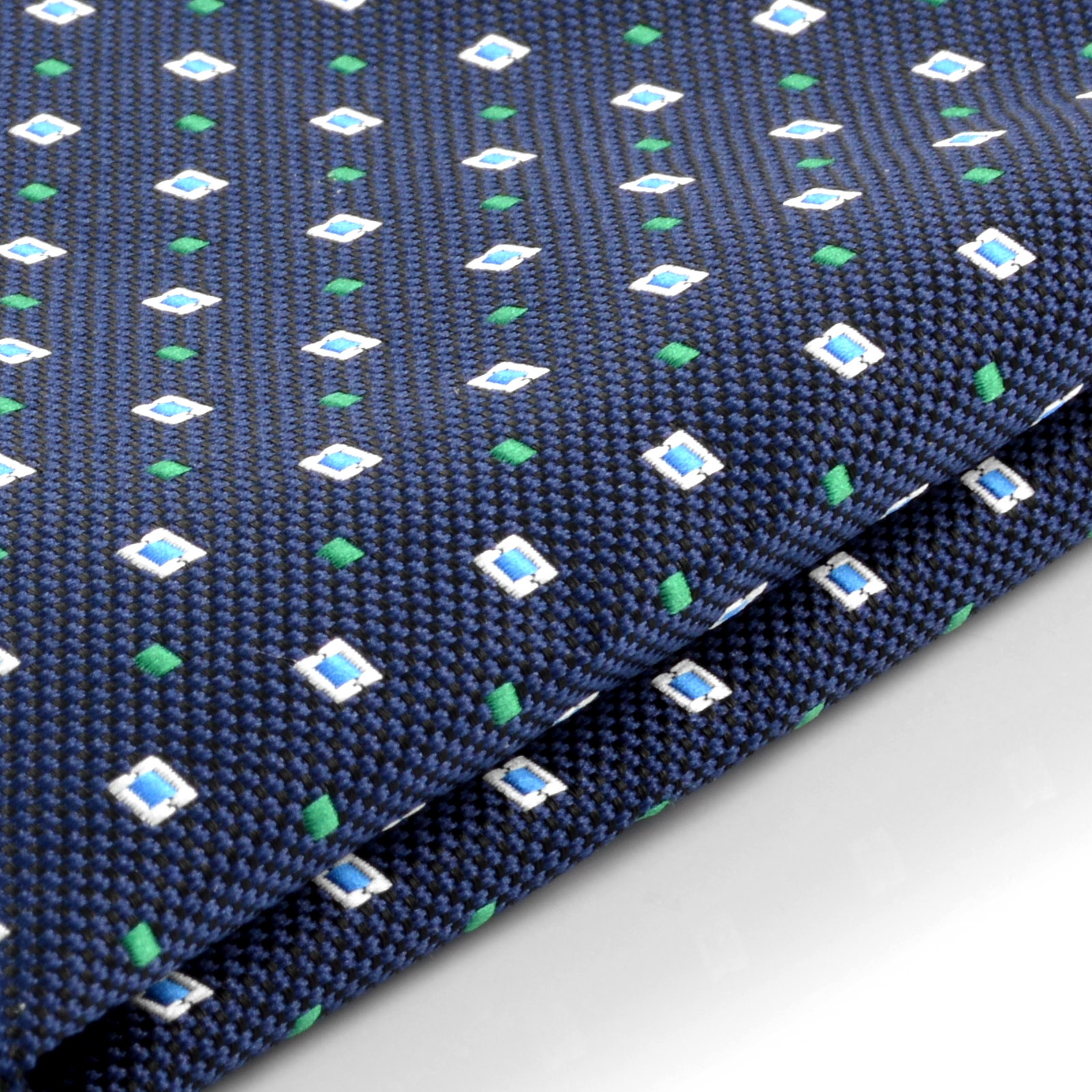 Grün gepunktetes Einstecktuch - 2