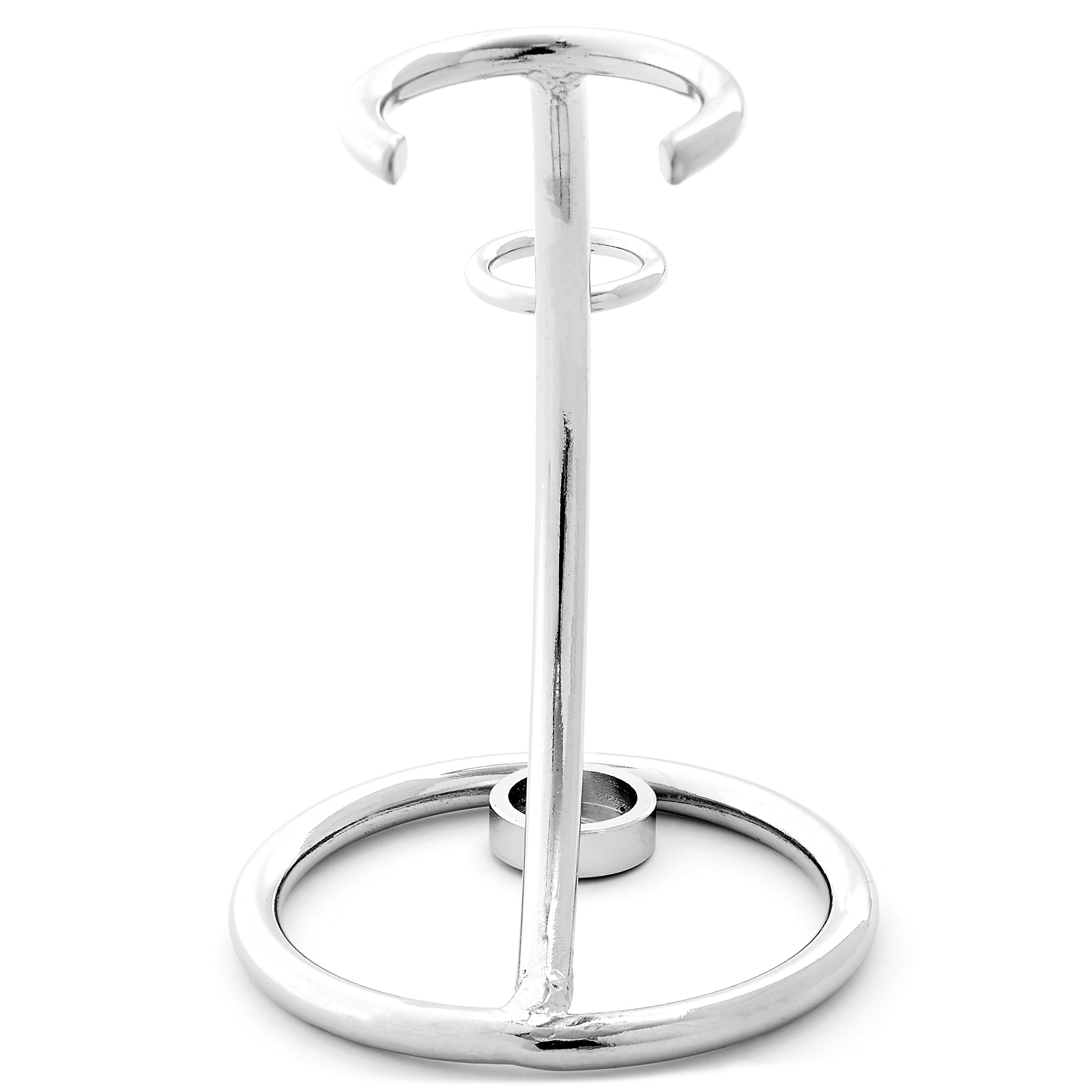 Sølvfarvet Holder til Ragekniv & Børste - 2