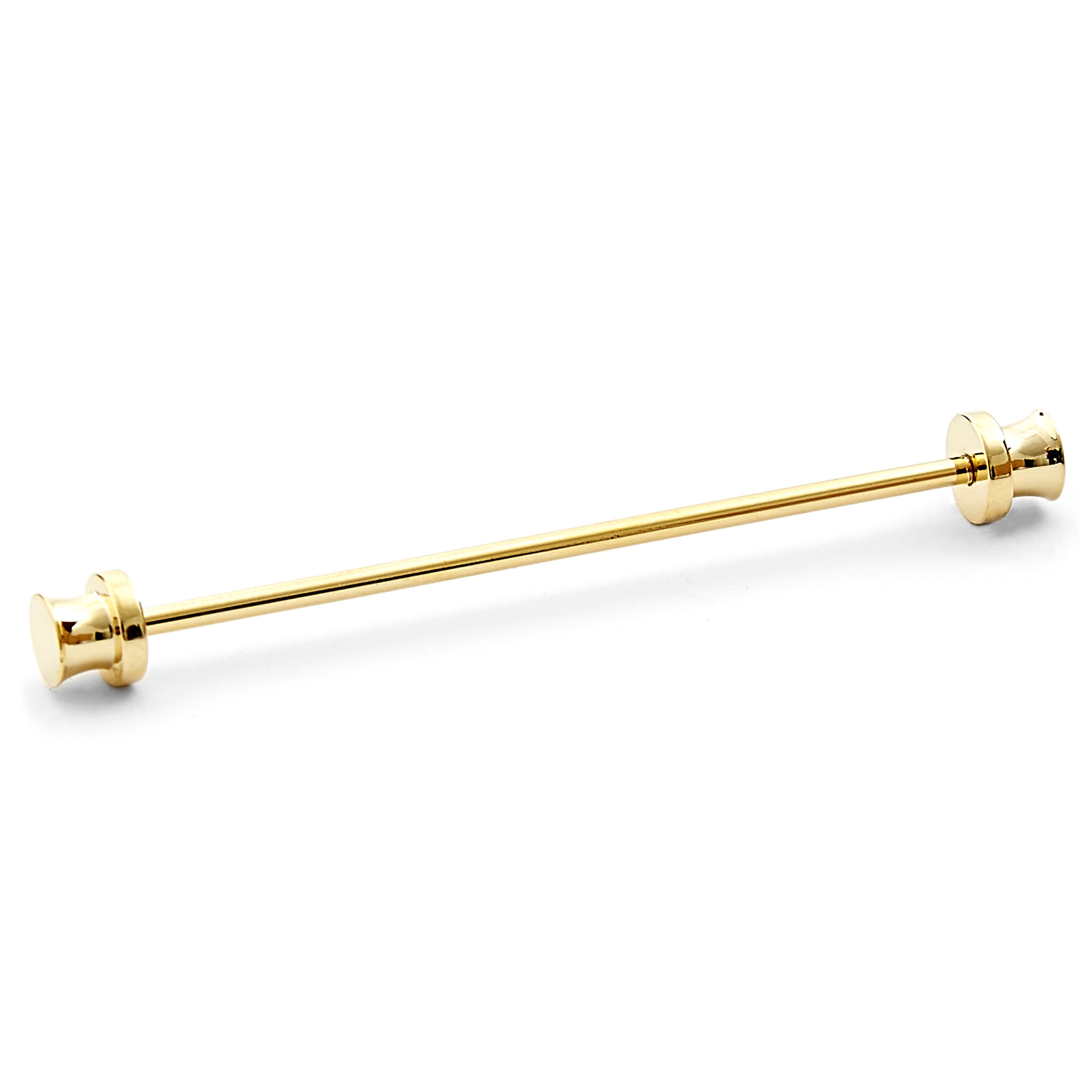 Gold-Tone Stud Collar Bar