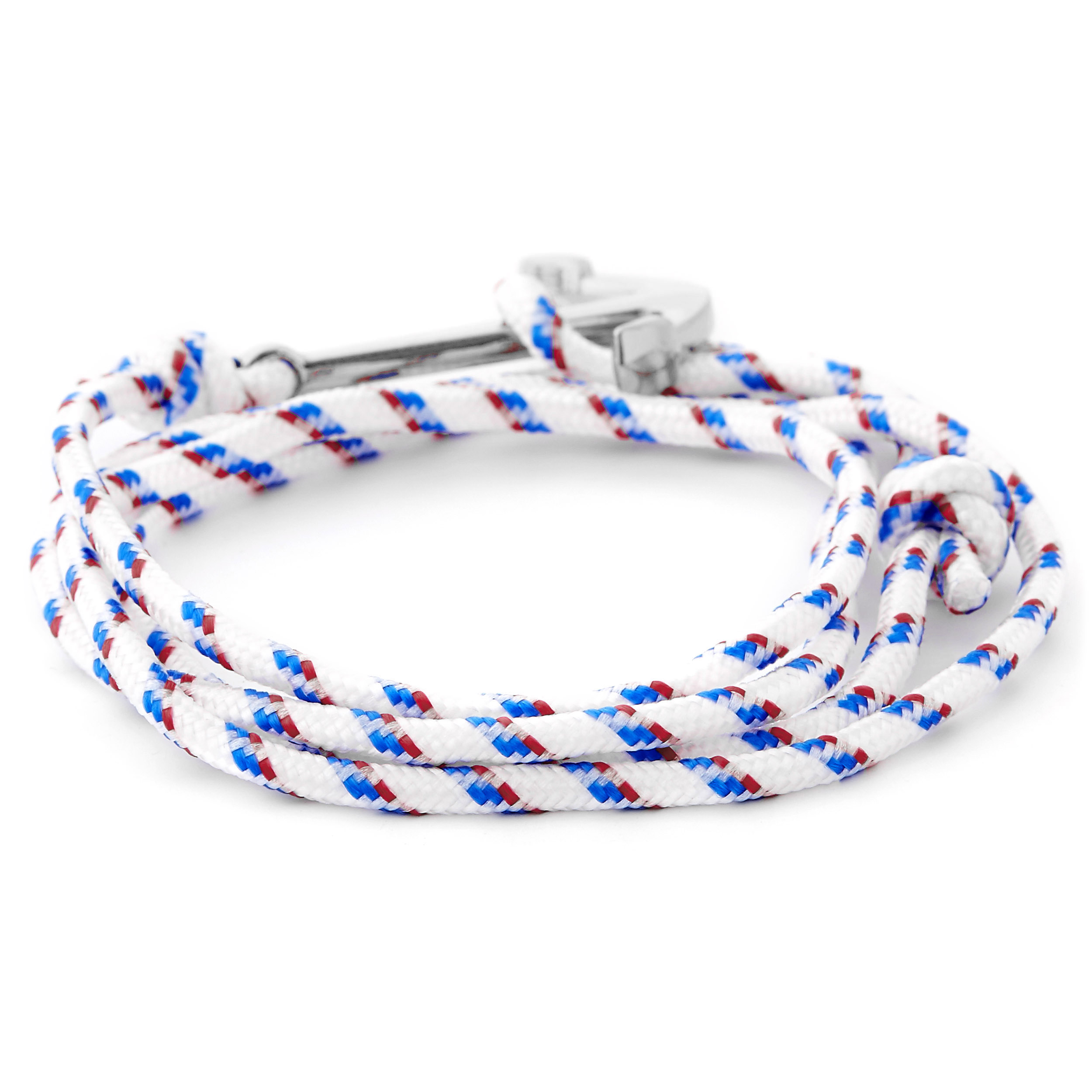Vitt Sailor Ankararmband - 3