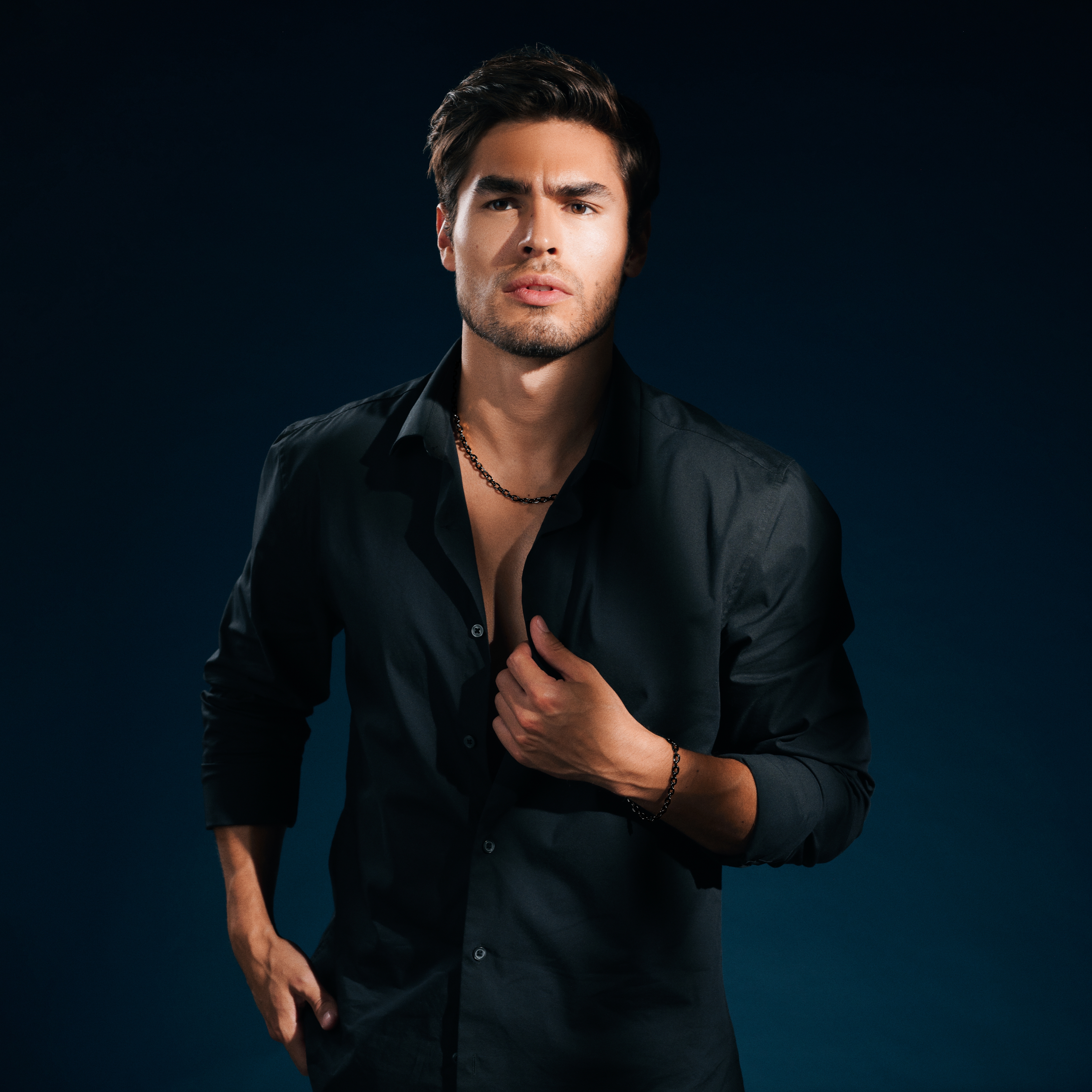 Essentials | 6 mm Gunmetal Schwarzes Kabelketten-Armband - 2