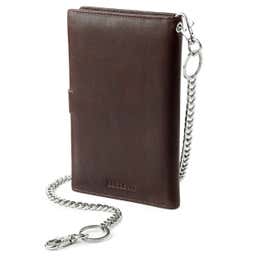 Lake Brown Leather RFID Wallet