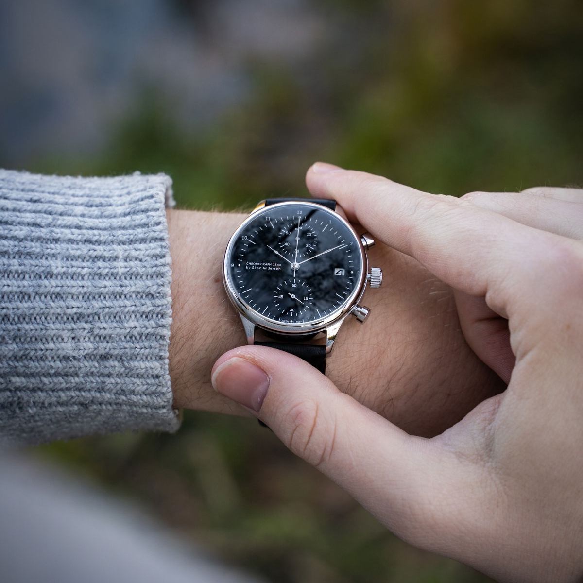 1844 Chronograph | Steel & Black - 4