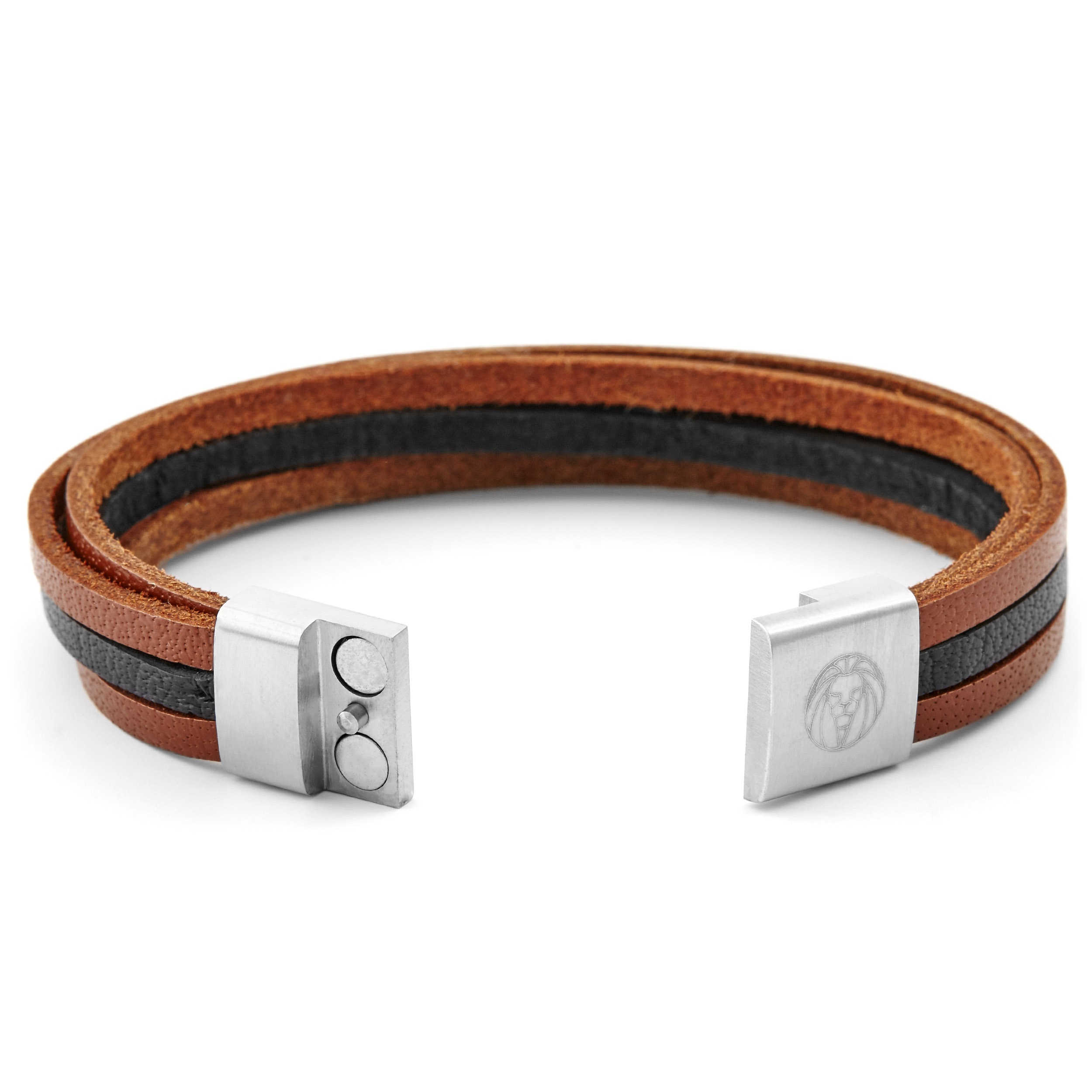 Blandet & Sølvfarvet 6-delt Armbånd - 2