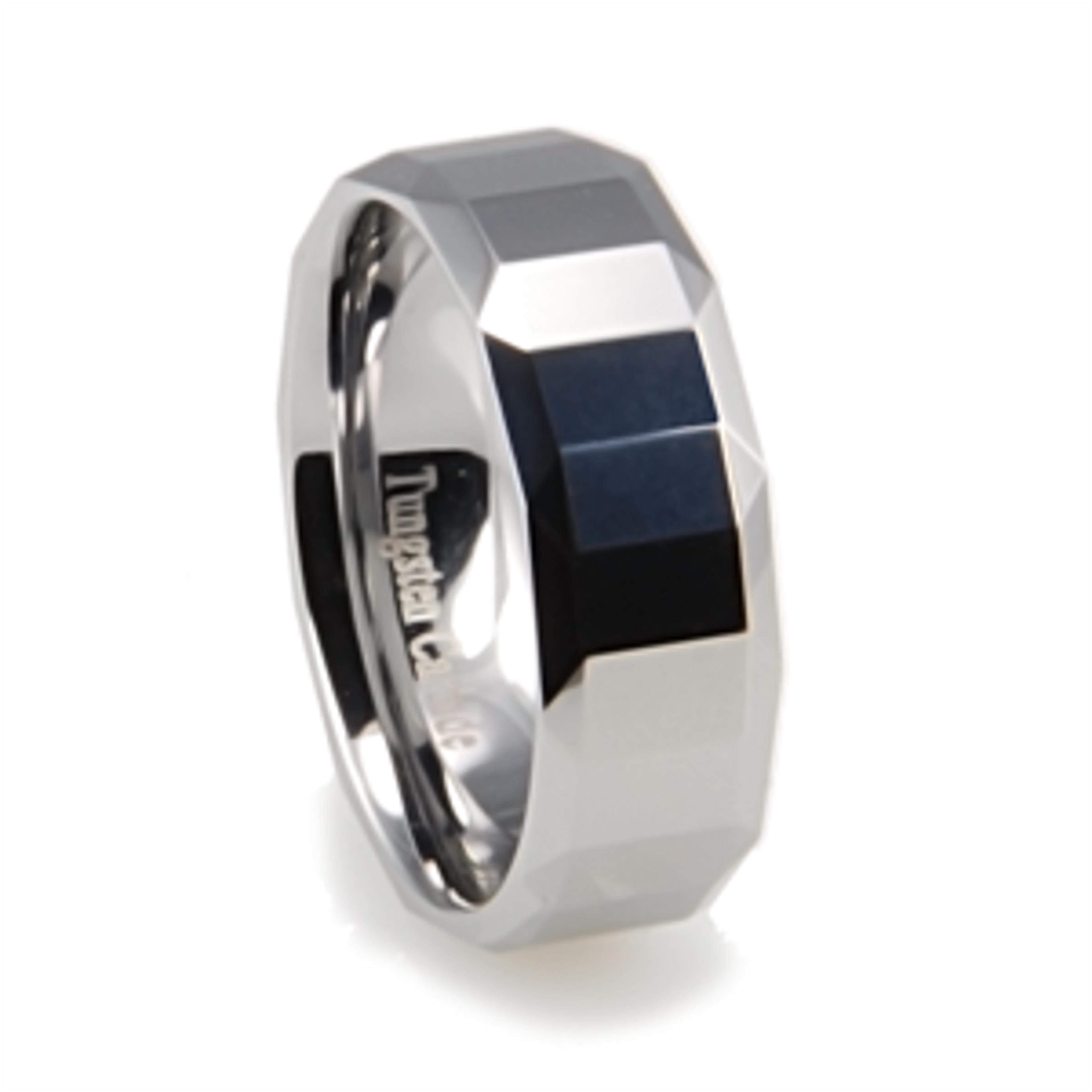 Hard Cut Tungsten - Ring - Størrelse 62 1/4 - 1
