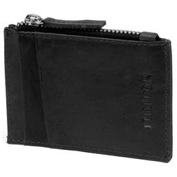 Montreal | Mini Black RFID Leather Wallet