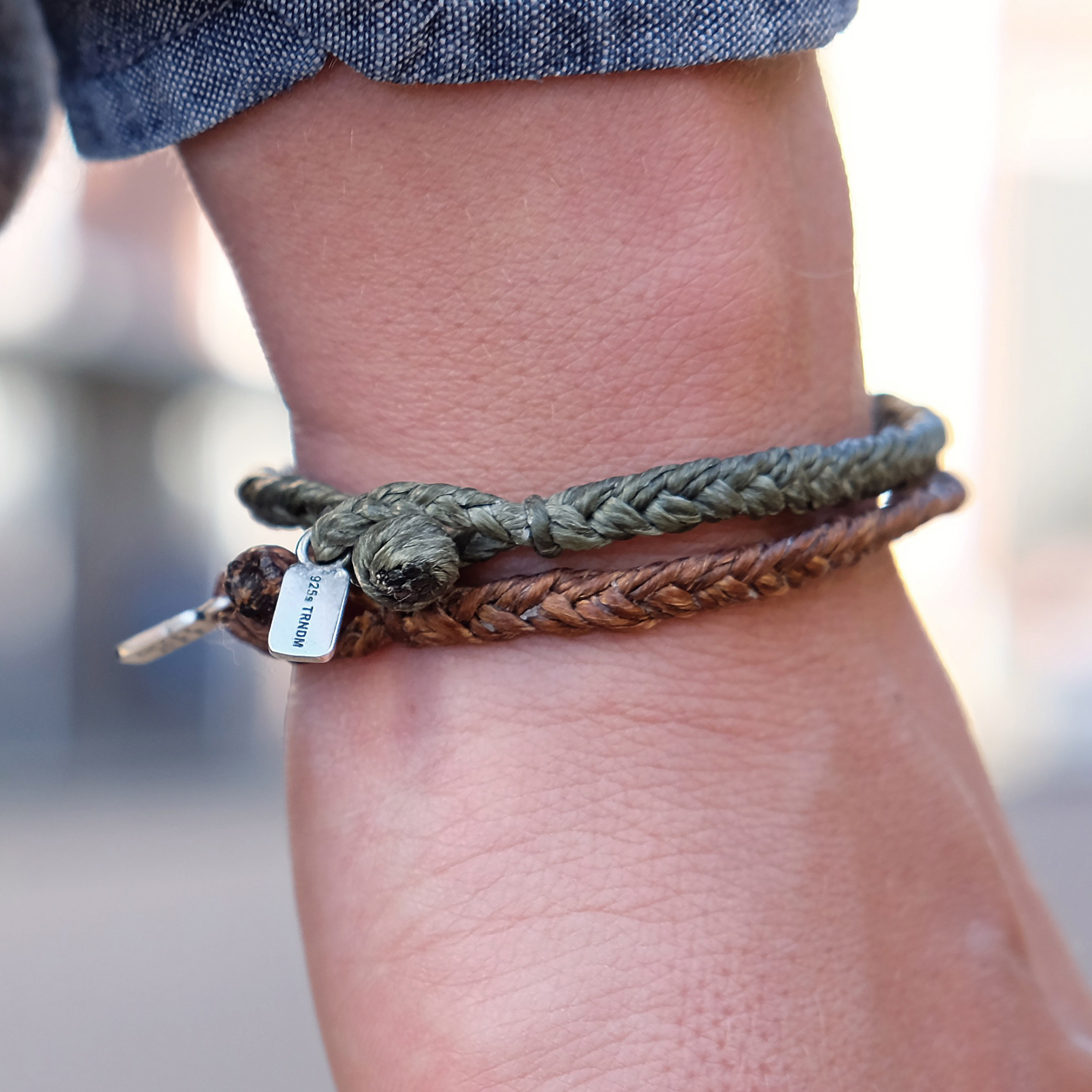 Braunes 925 Gordon Armband - 8
