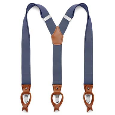 Wide Azure-Blue Convertible Braces Wide Azure-Blue Convertible Braces