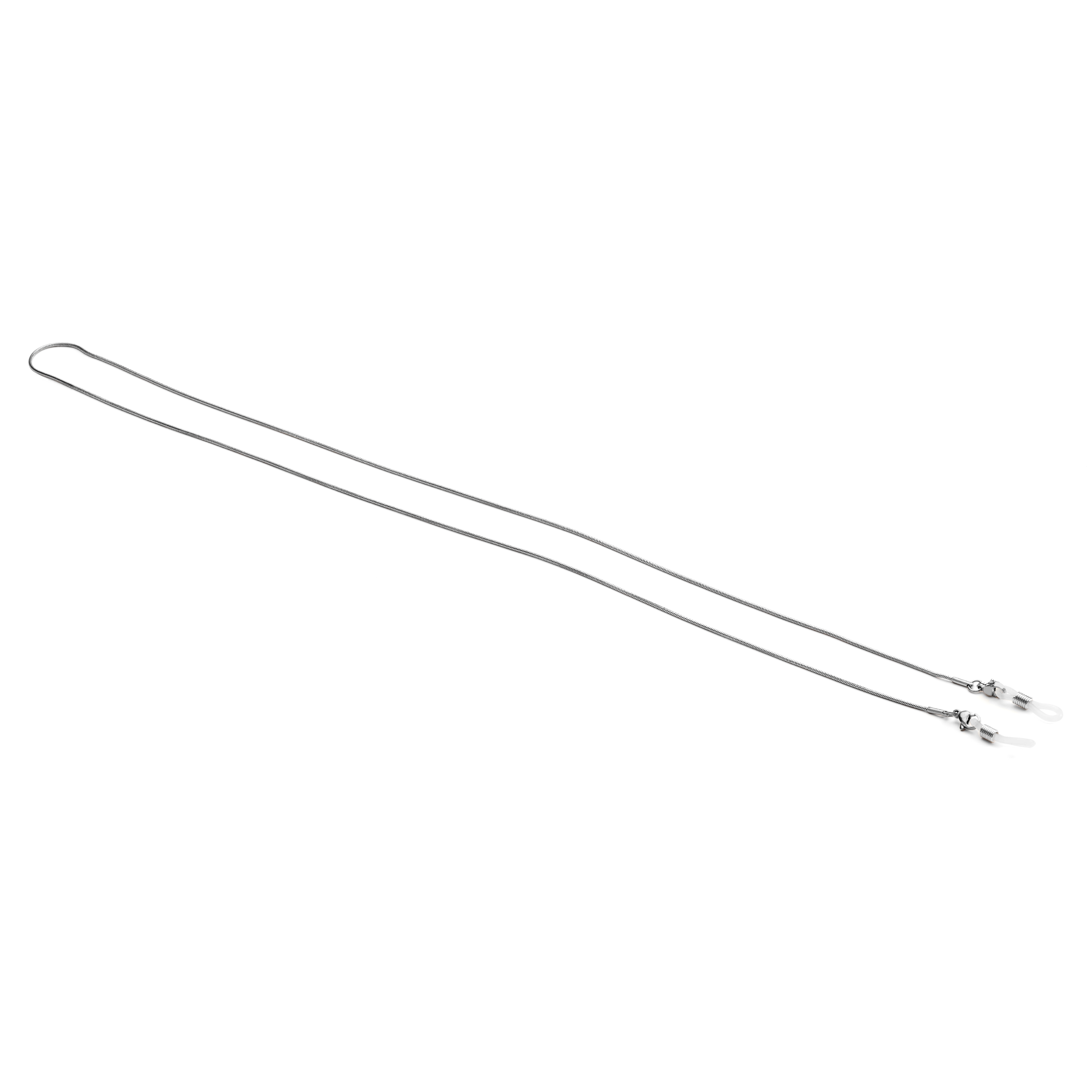 Lanț plat argintiu din oțel inoxidabil pentru ochelarii de soare - 2