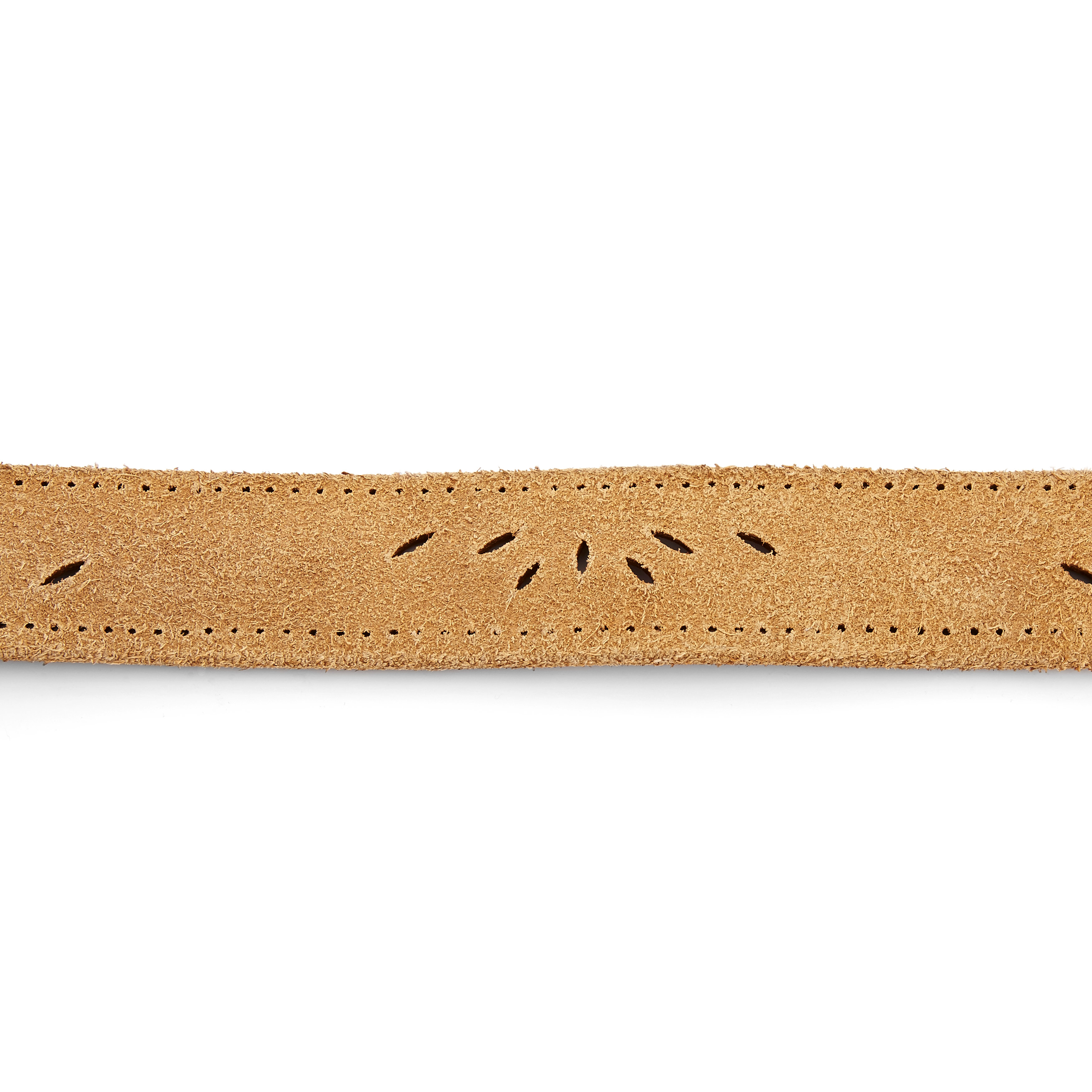 Vintage Gradient Ledergürtel Mit Verzierungen - 3