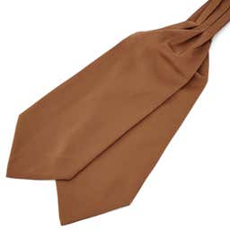 Cravate basique brun clair 