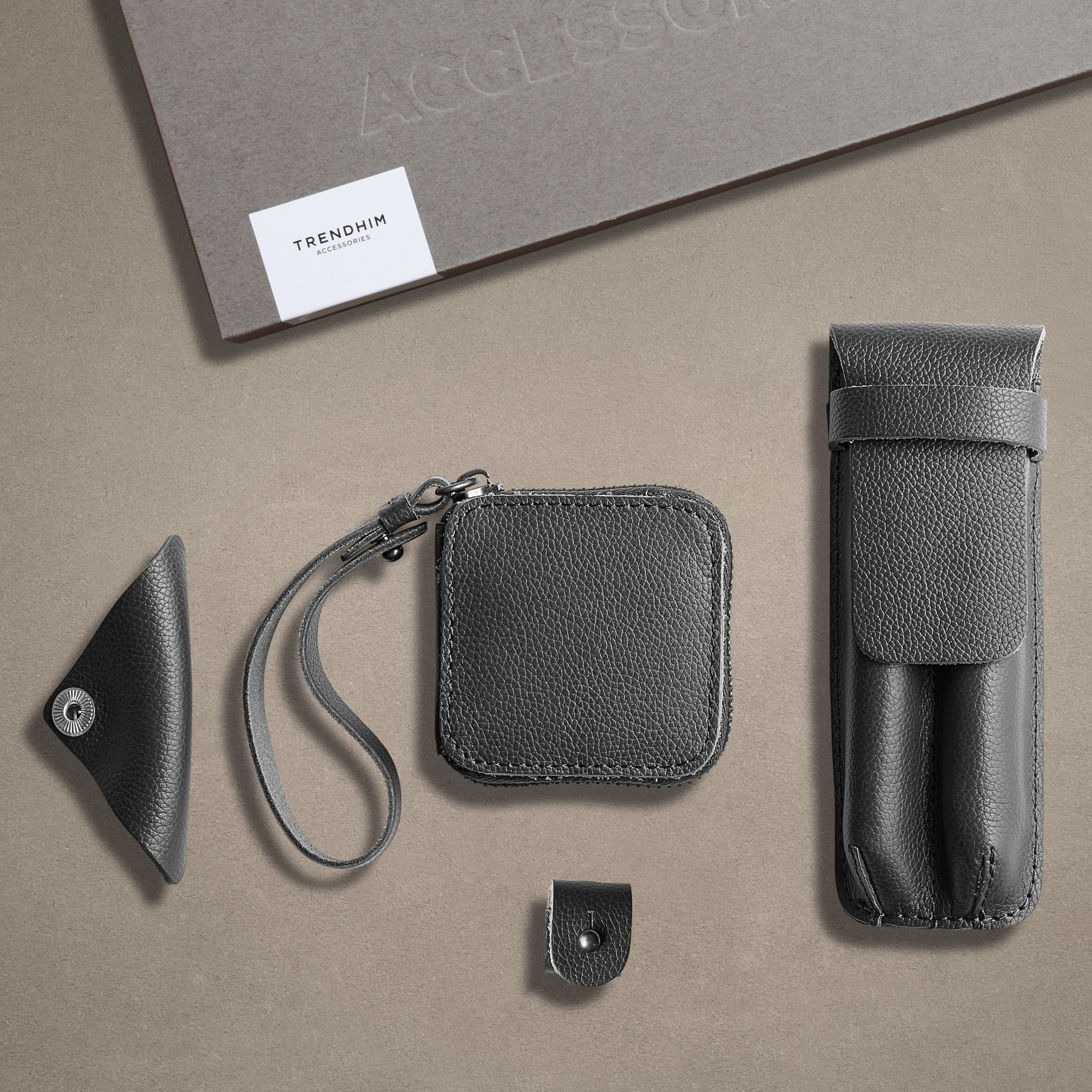 Deluxe Professional Organiser Gift Box | Black Leather - 2