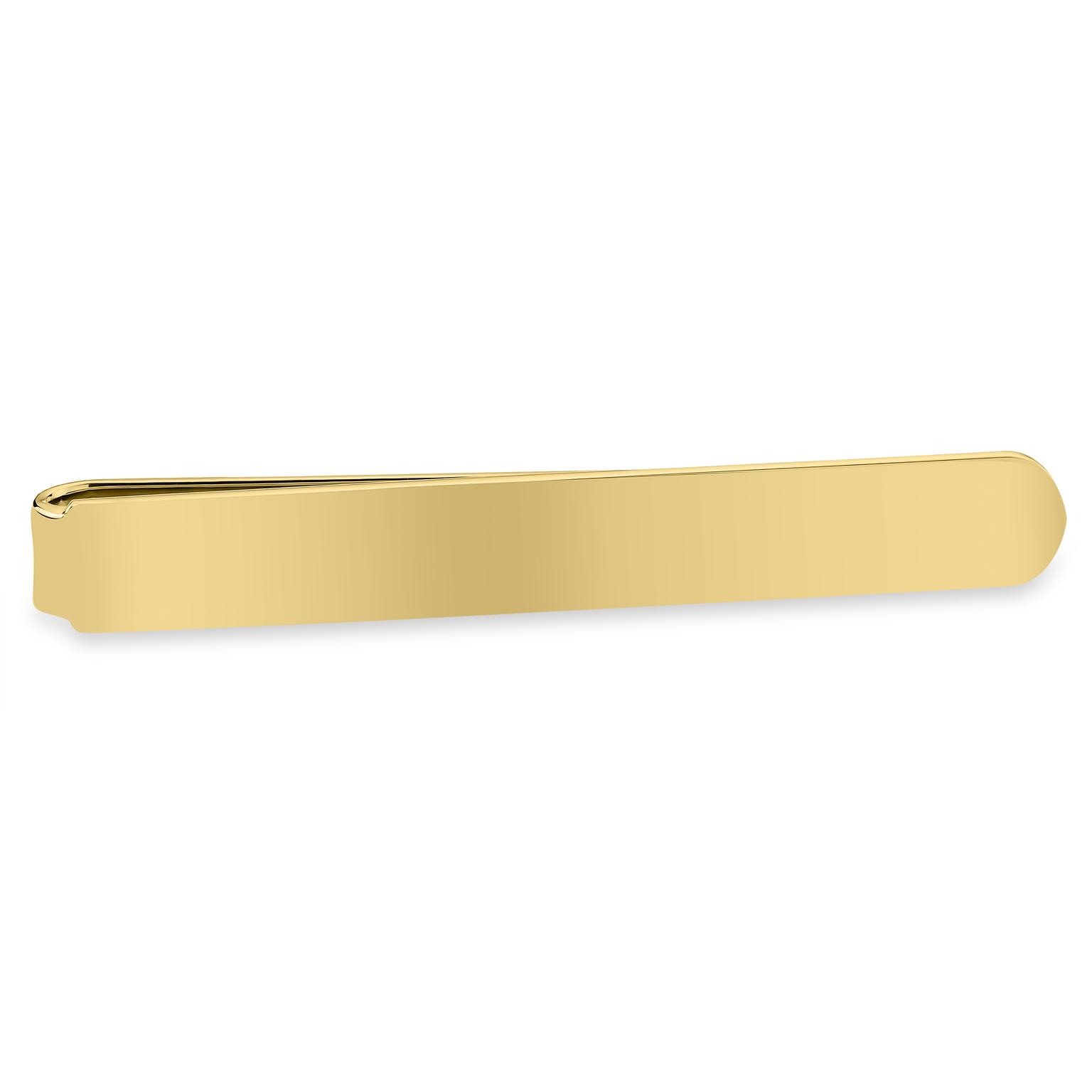 Novelle | Polished Gold-Tone Tie Bar Novelle | Polished Gold-Tone Tie Bar