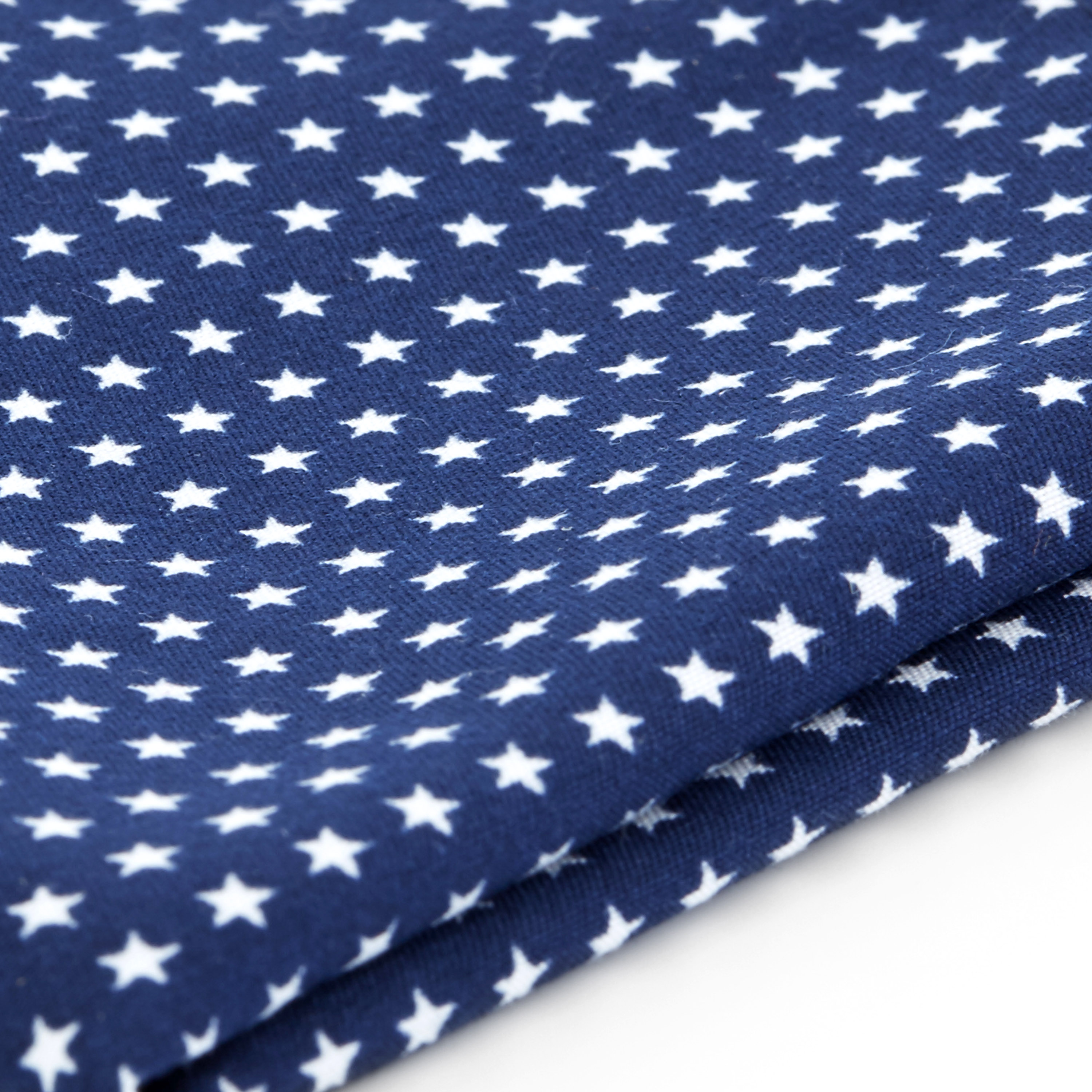 Marineblaues Sterne Einstecktuch Aus Polyester  - 2