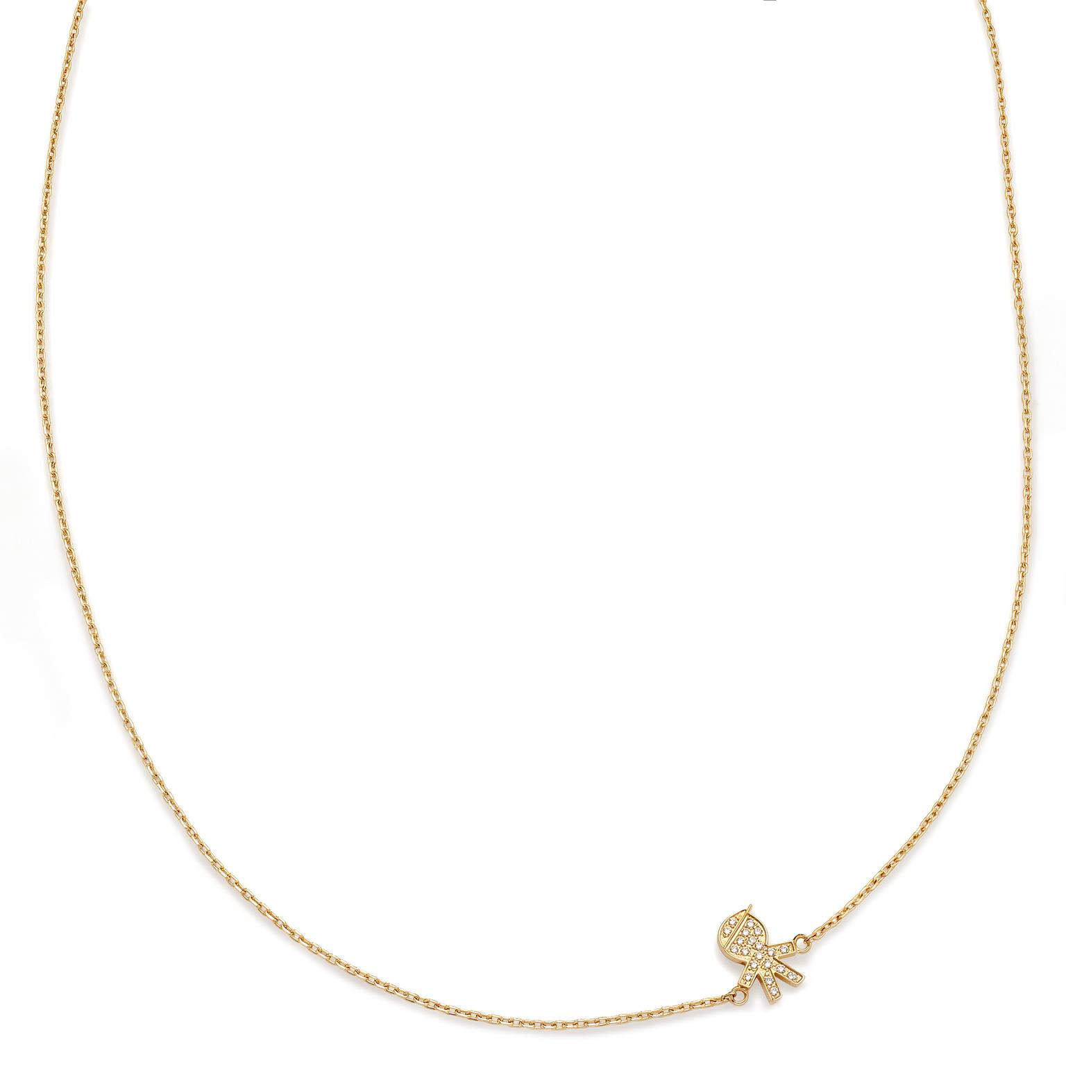 Mediterranean | 14K επιχρυσωμένο κολιέ charm με λευκή ζιρκόνια Mediterranean | 14K επιχρυσωμένο κολιέ charm με λευκή ζιρκόνια