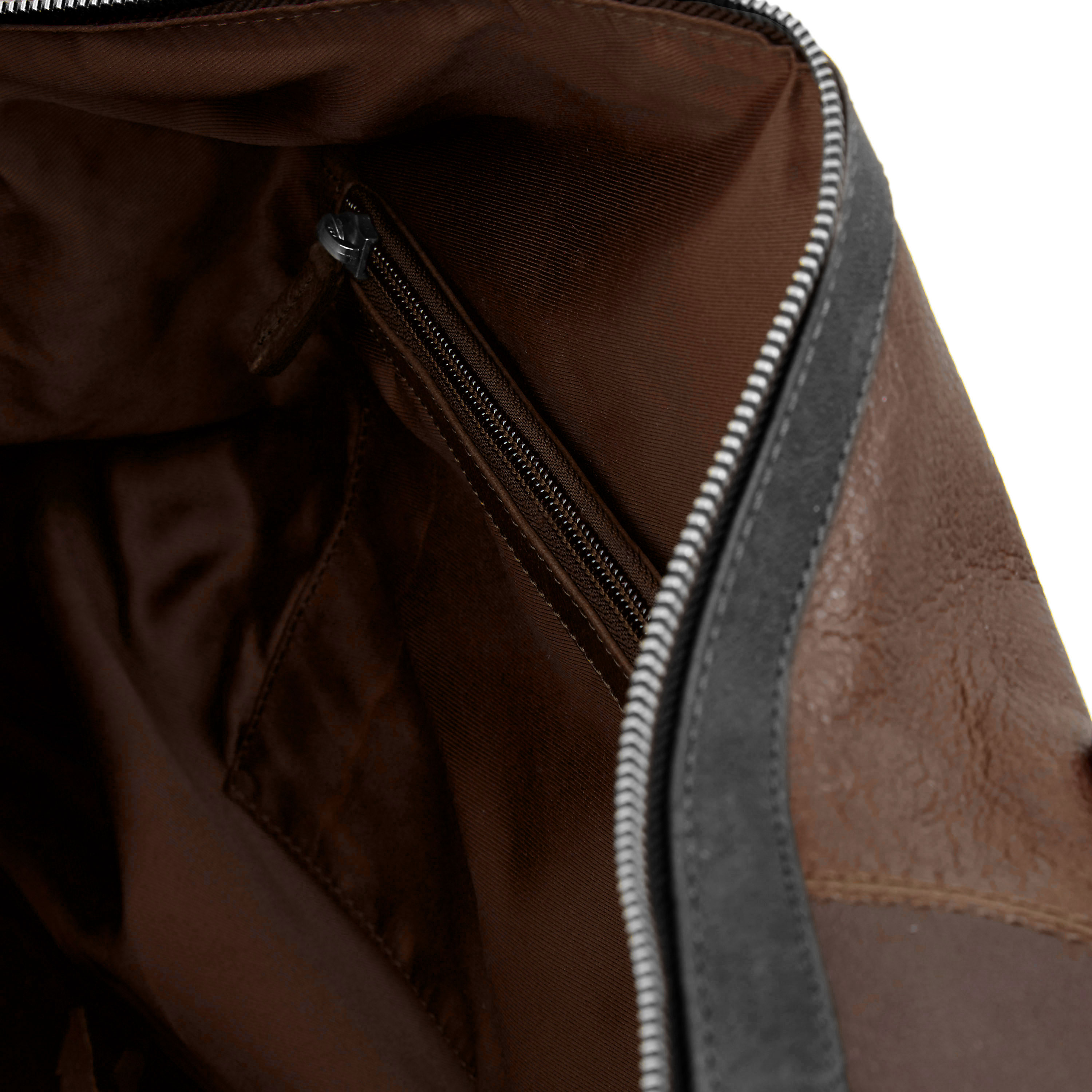 Borsa weekend California marrone e nera  - 12