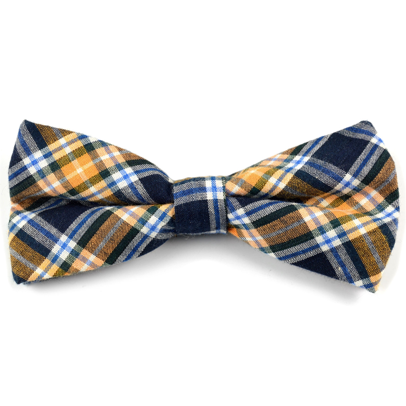 Orange/Blå Bomullsfluga - 1