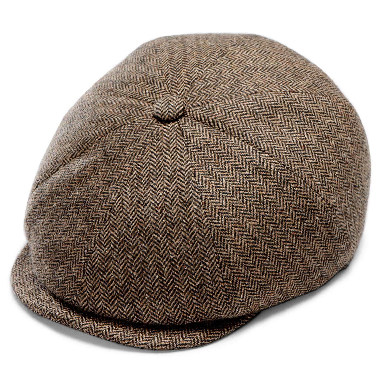 Malco Fischgrätmuster Moda Newsboy Cap Malco Fischgrätmuster Moda Newsboy Cap