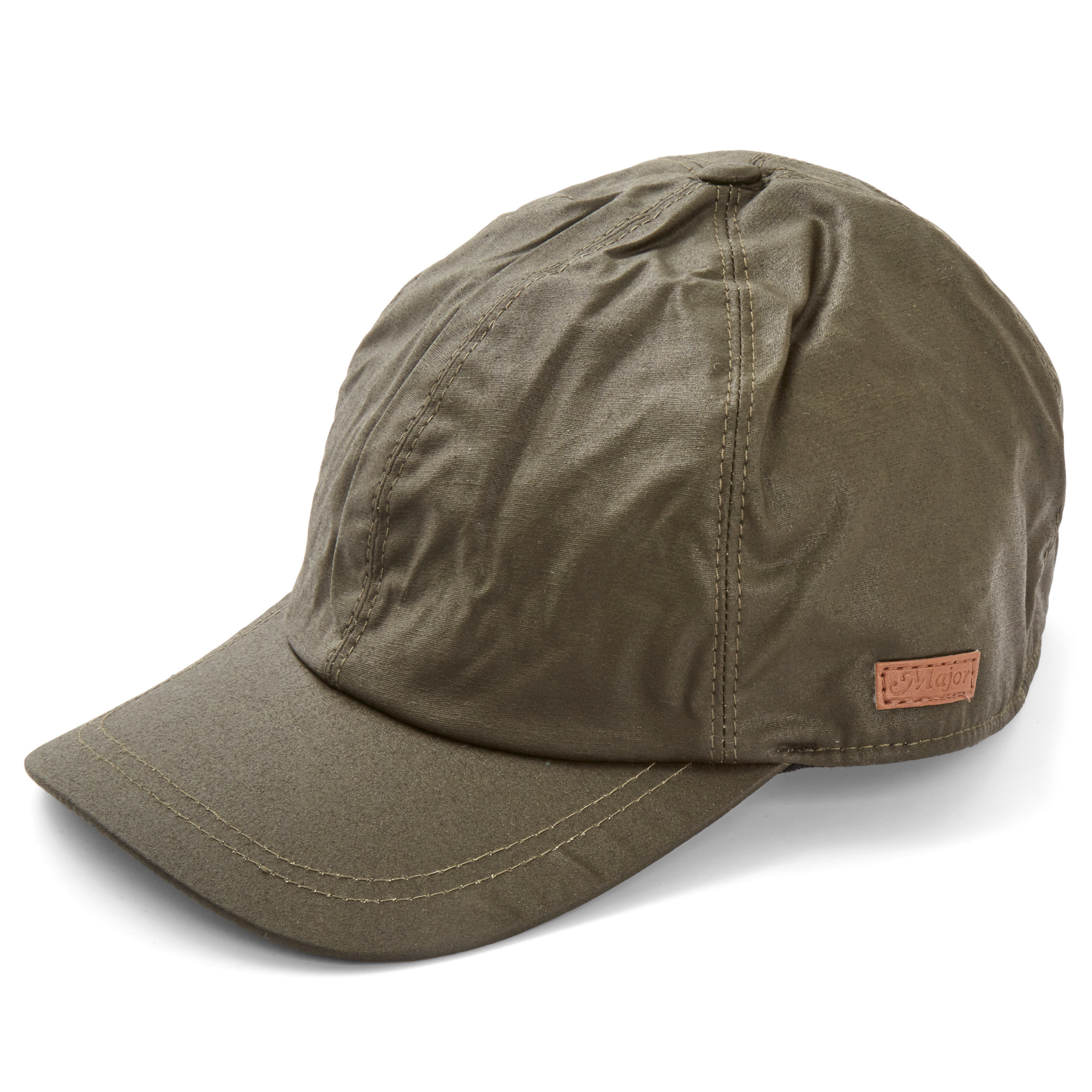 Green Canvas Baseball Cap - 1