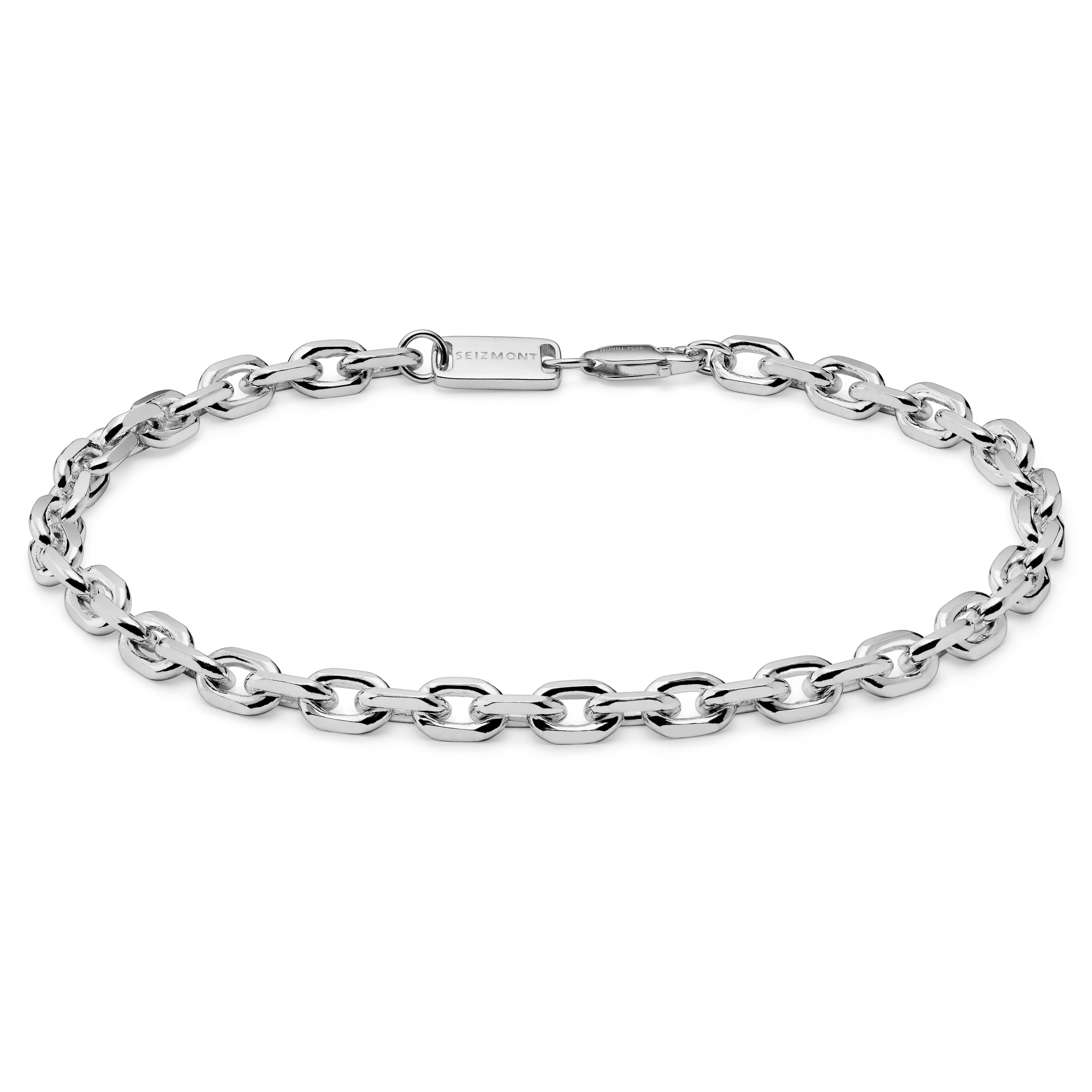 Rustic | Neleštený 6 mm náramok s káblovou retiazkou z mincového striebra 925 Rustic | Neleštený 6 mm náramok s káblovou retiazkou z mincového striebra 925