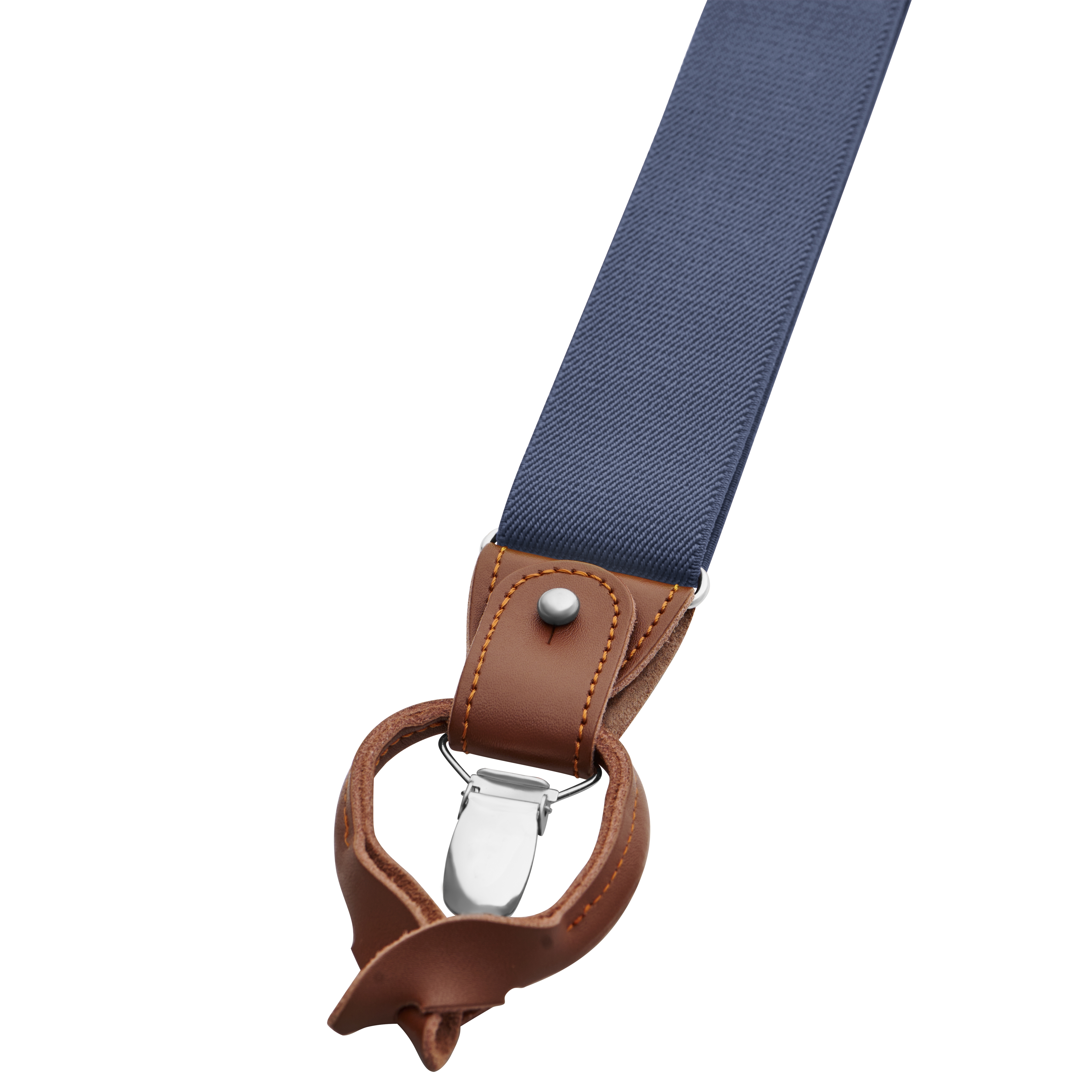 Vexel | Breite Azurblaue verstellbare X-Rücken Hosenträger - 3