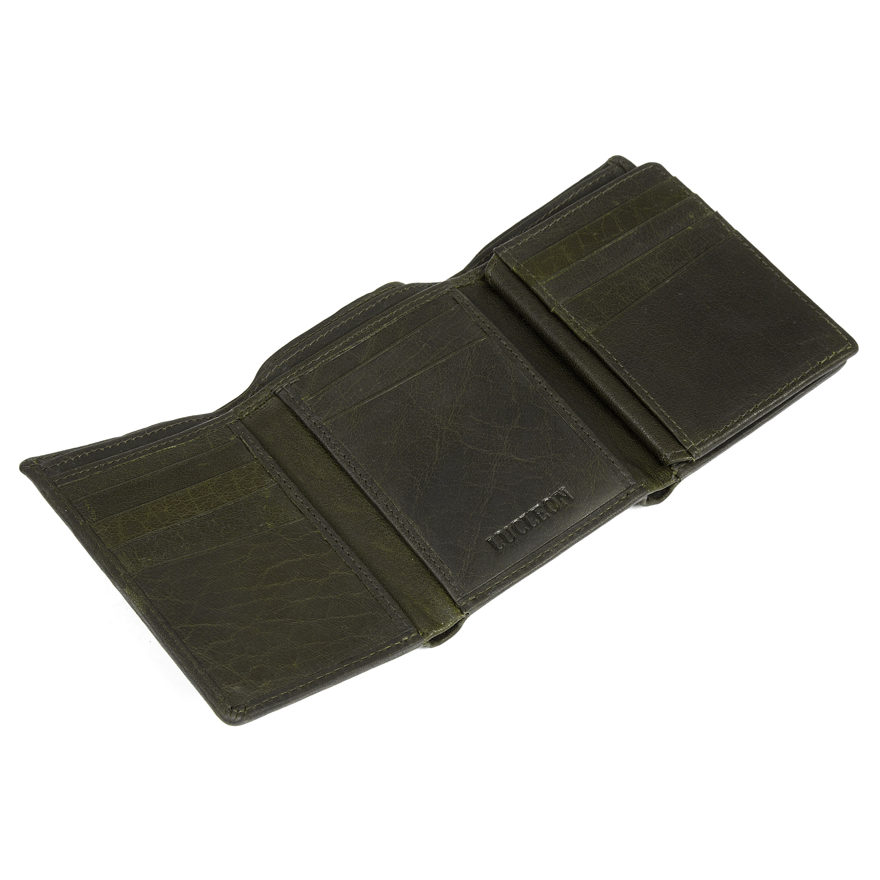 Montreal Maple Olive RFID Leather Wallet - 7