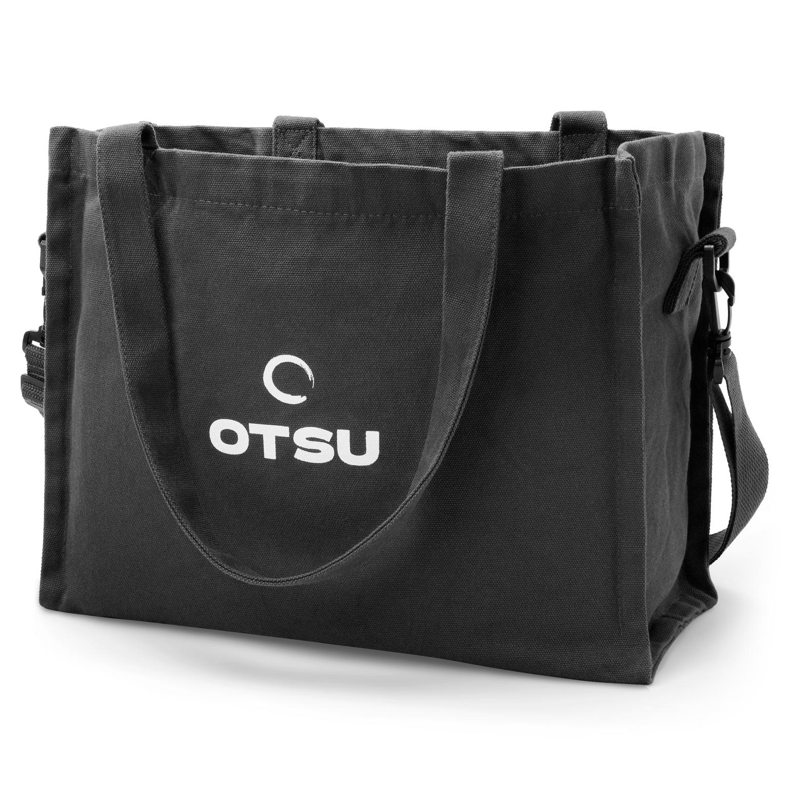 Otsu - Medium dark grey cotton tote bag Otsu - Medium dark grey cotton tote bag