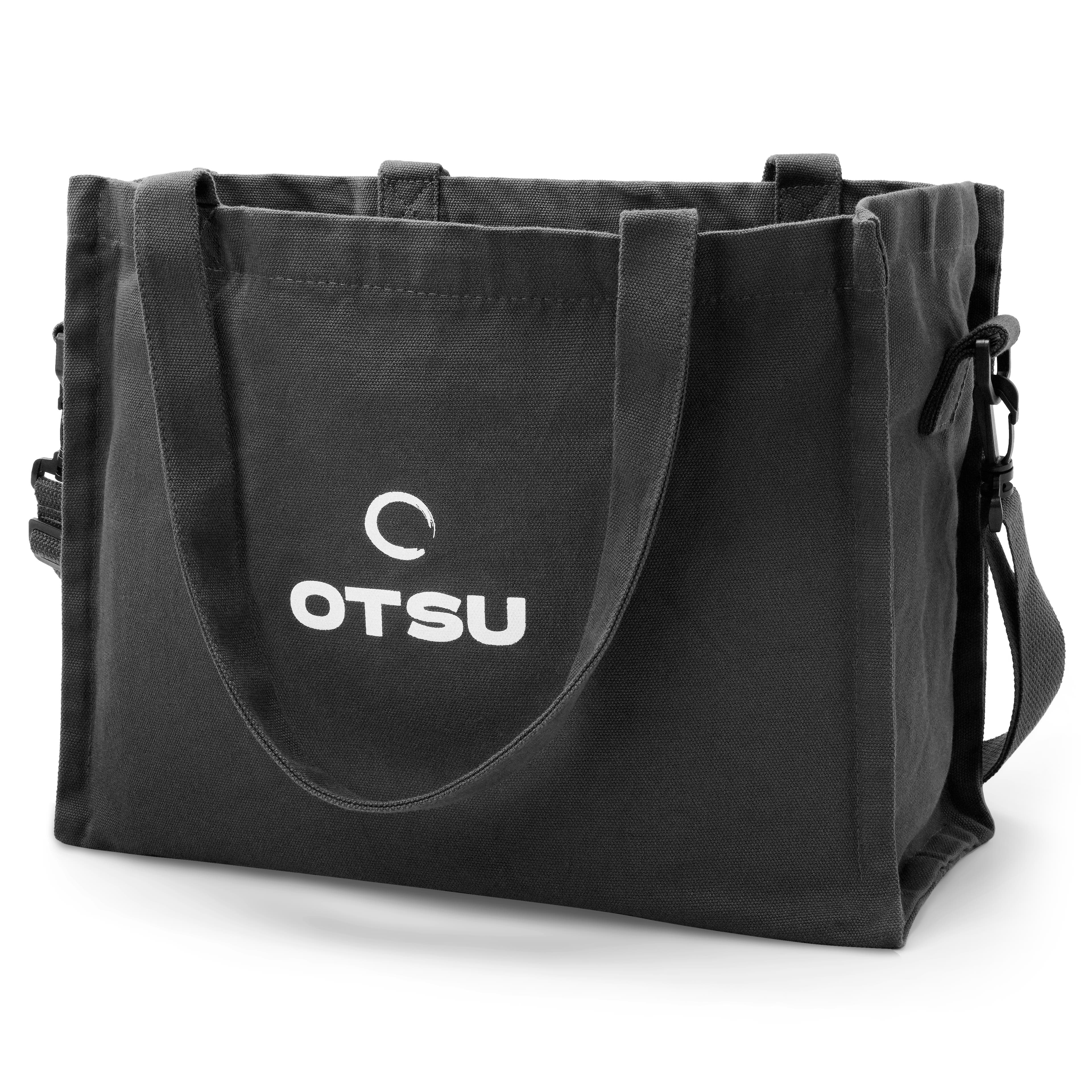 Otsu - Medium dark grey cotton tote bag Otsu - Medium dark grey cotton tote bag