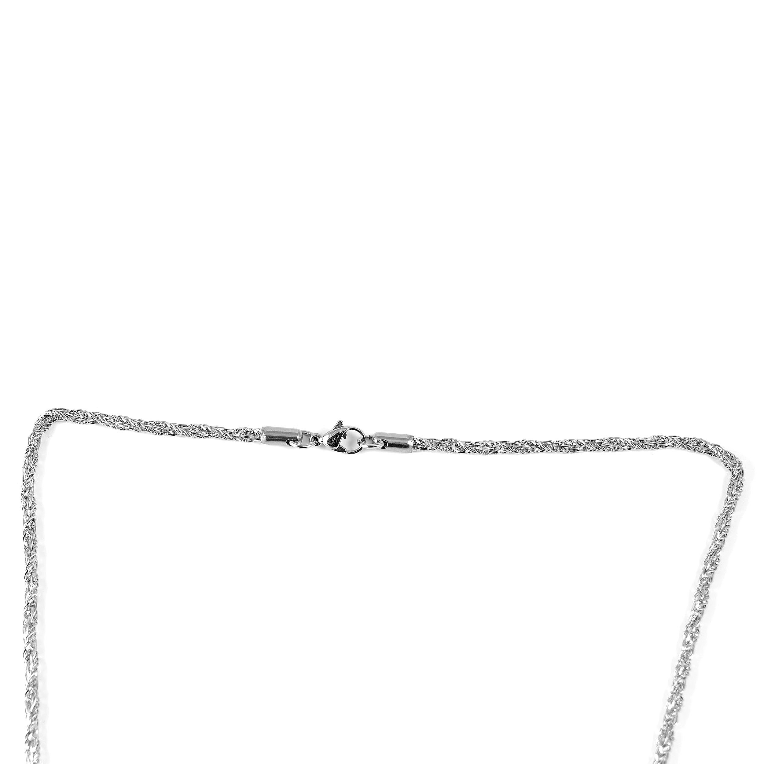 Moderne Twisted Stalen Ketting - 3