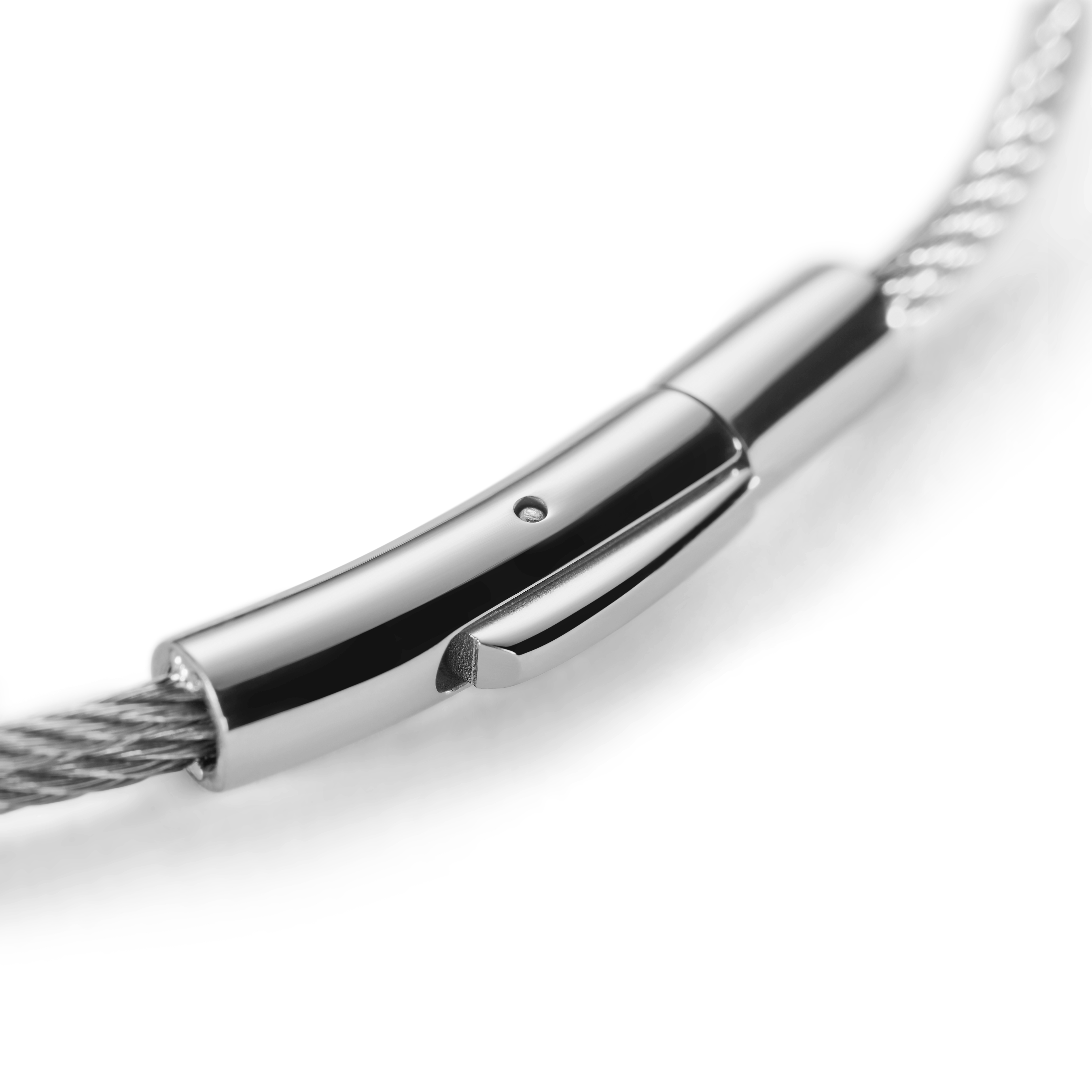 Pulsera de acero inoxidable grabable en plateado y dorado Fusion - 5