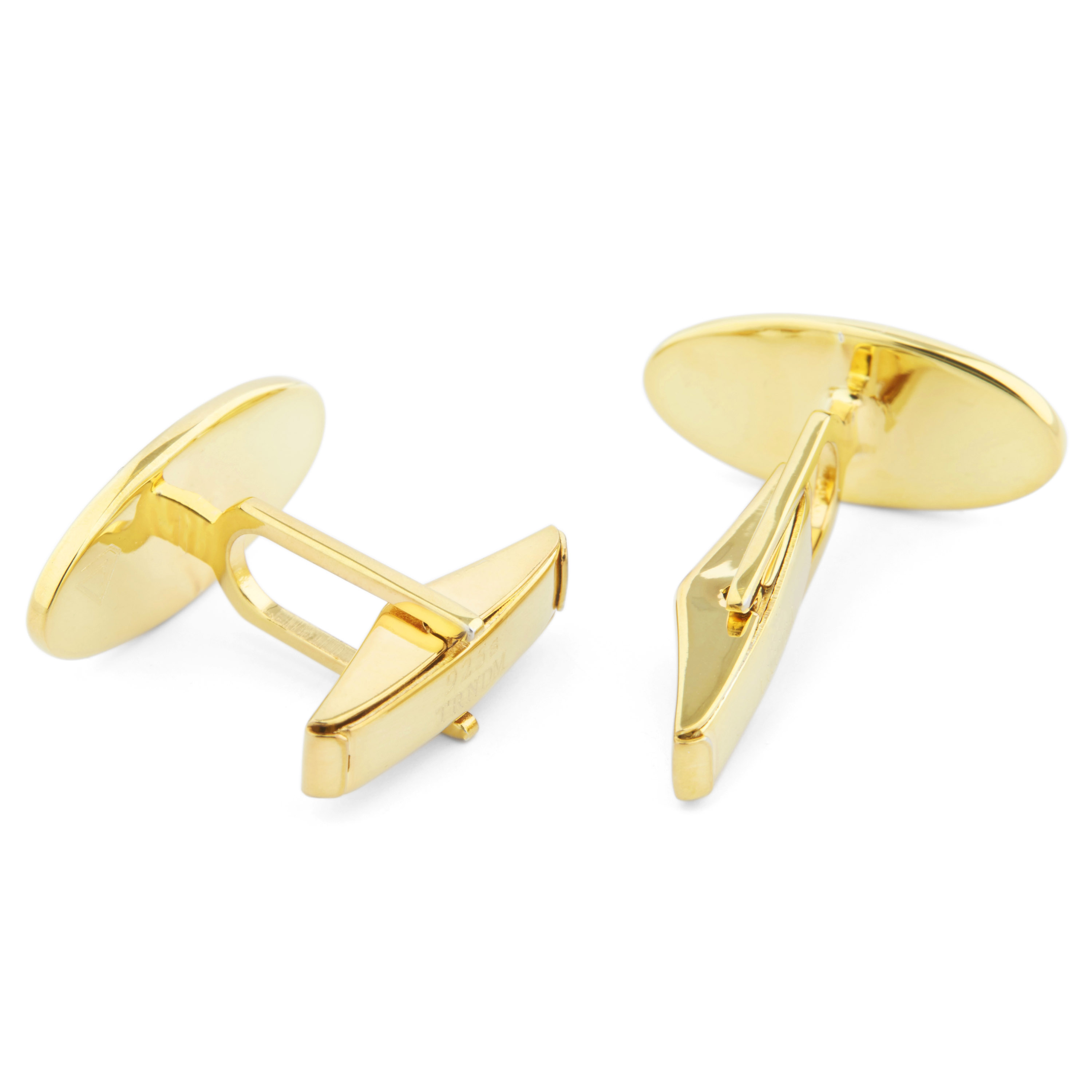 Set corto oval de plata 925s y oro - 4